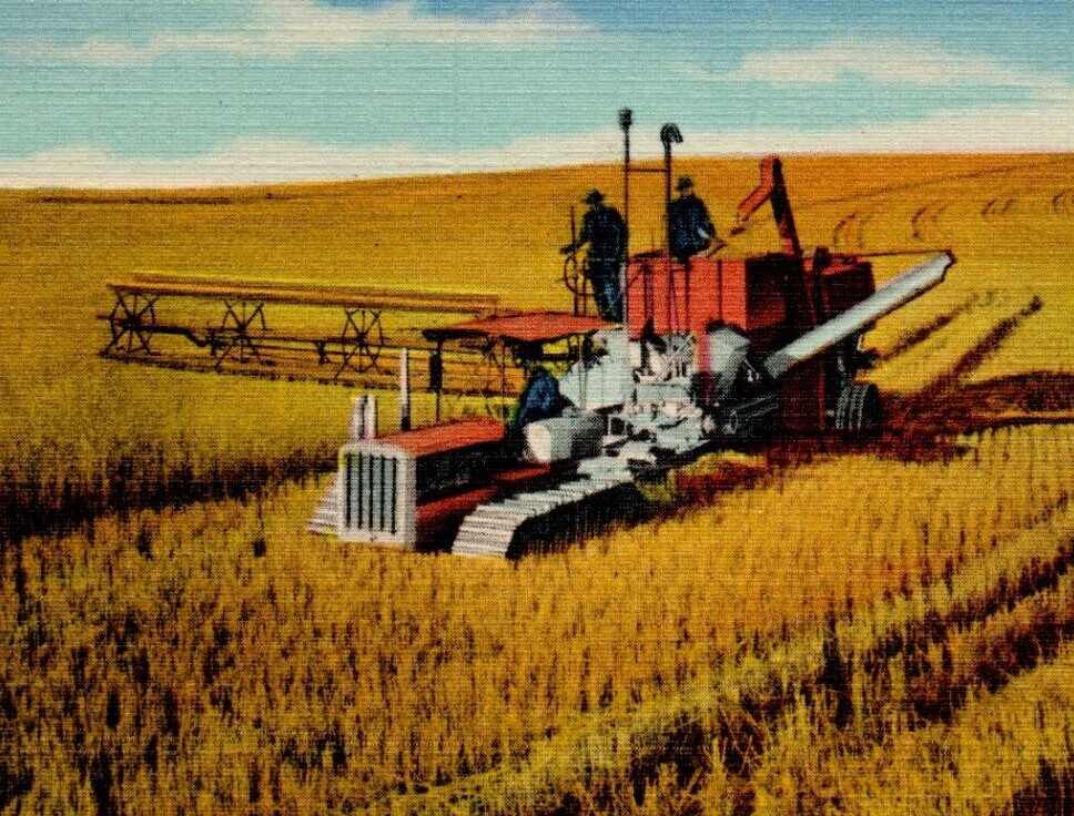 Farm Scenes Curt Teich & Co., Linen Postcard 10 Subjects unposted