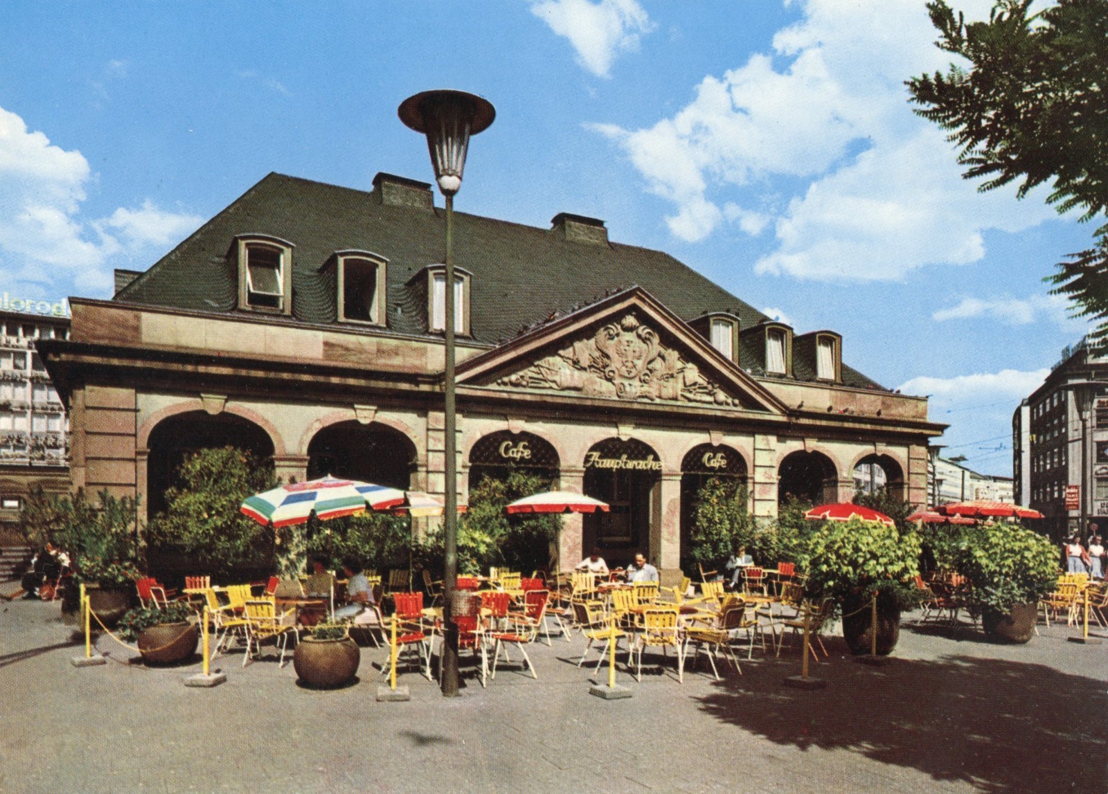 Postcard, Frankfurt, Main, 1980, Hauptwache,