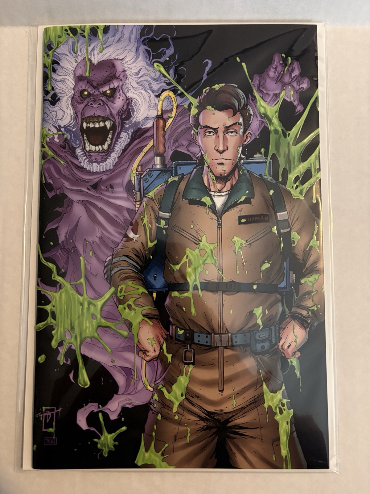 ORBIT: HISTORY OF MOVIES | GHOSTBUSTERS  ‘’VENKMAN“ (GHOST) EMBOSSED SPOT FOIL