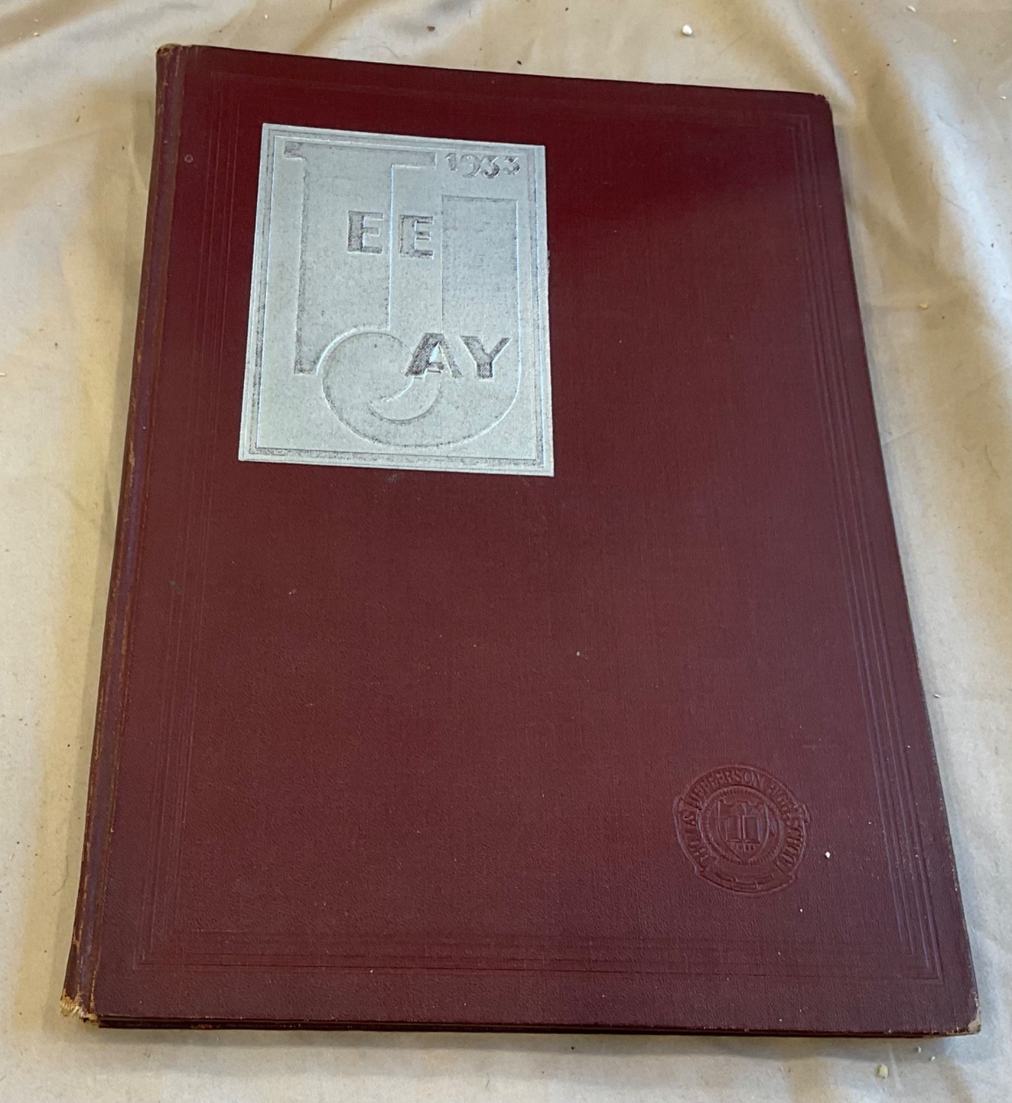 1933 Thomas Jefferson HS High School Elizabeth NJ New Jersey Yearbook + extras