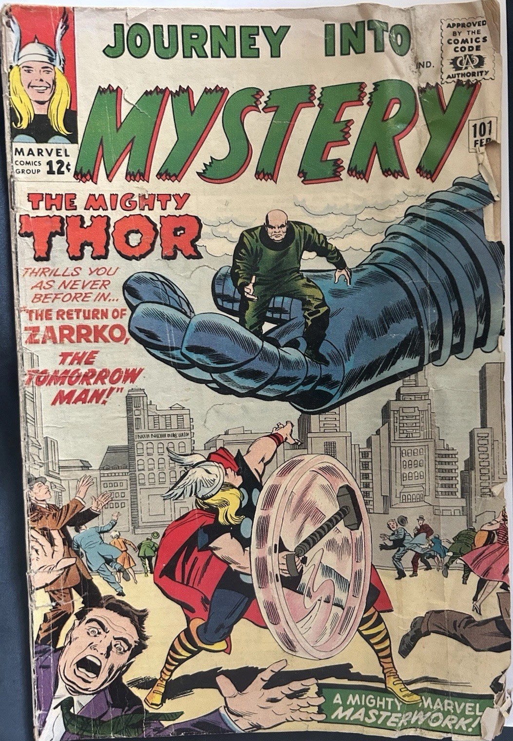Journey Into Mystery #101 Marvel 1963 Thor Loki Odin 