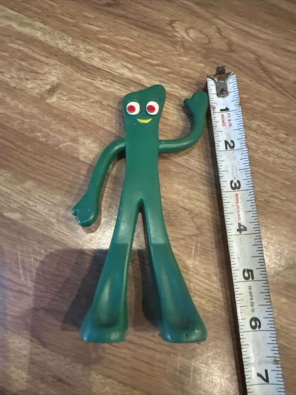 Vintage GUMBY bendable bendy Figure Toy 6” Prema Toy Co Jesco Made in Hong Kong