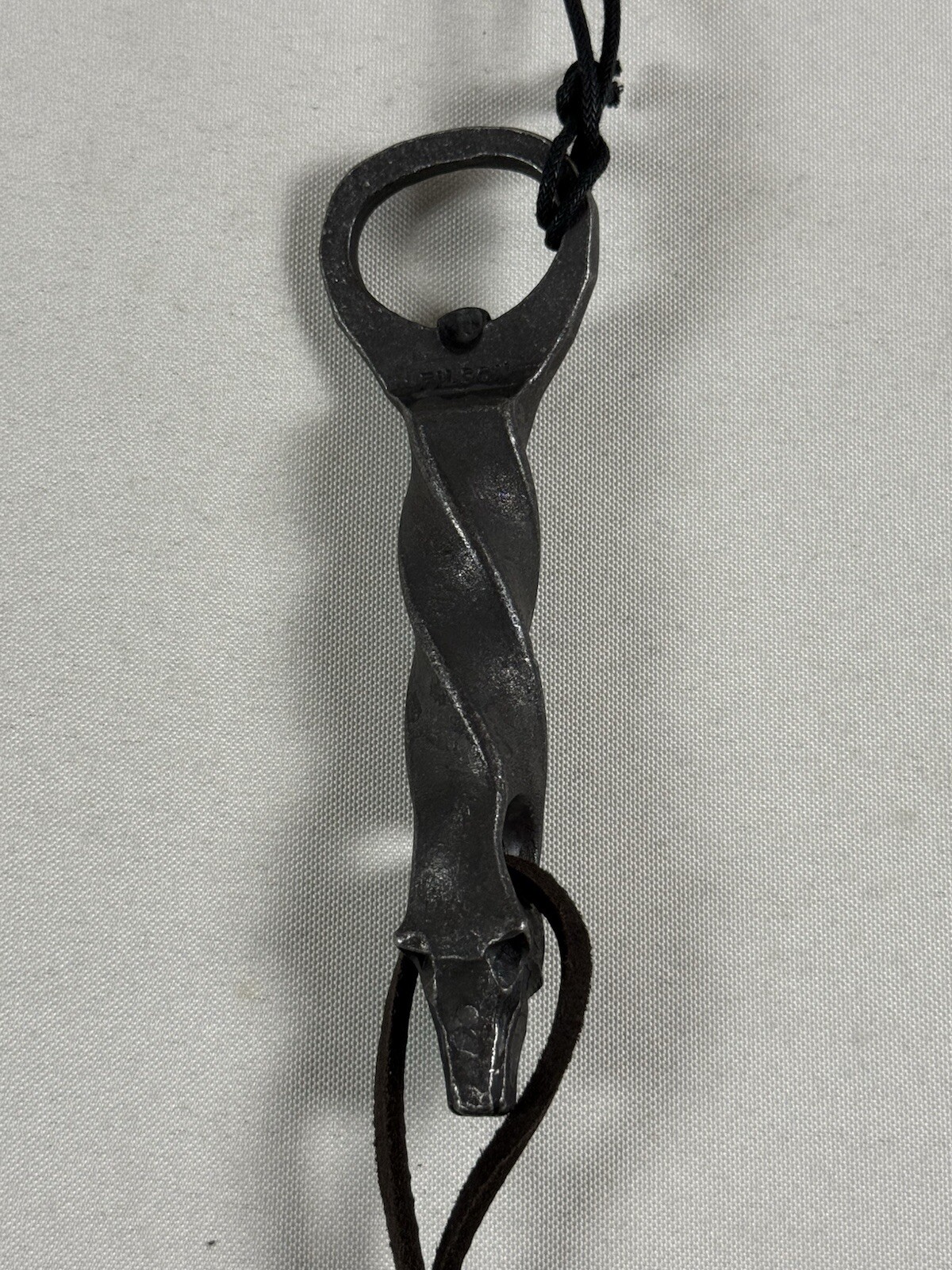 FILSON WOLF HEAD BOTTLE OPENER STEEL NWT
