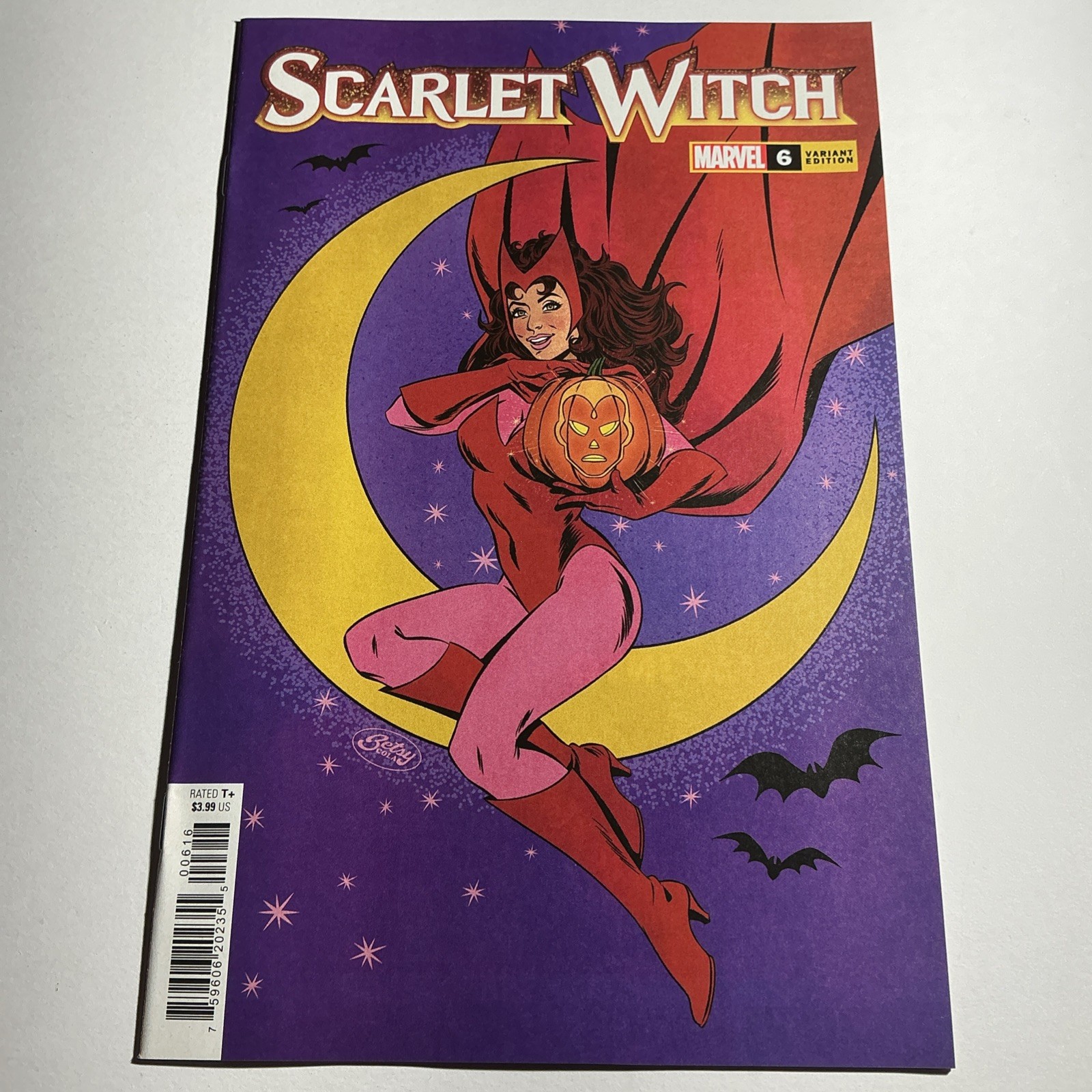 SCARLET WITCH #6 BETSY COLA 1:25 RATIO INCENTIVE TRADE VARIANT MARVEL (2023) NM