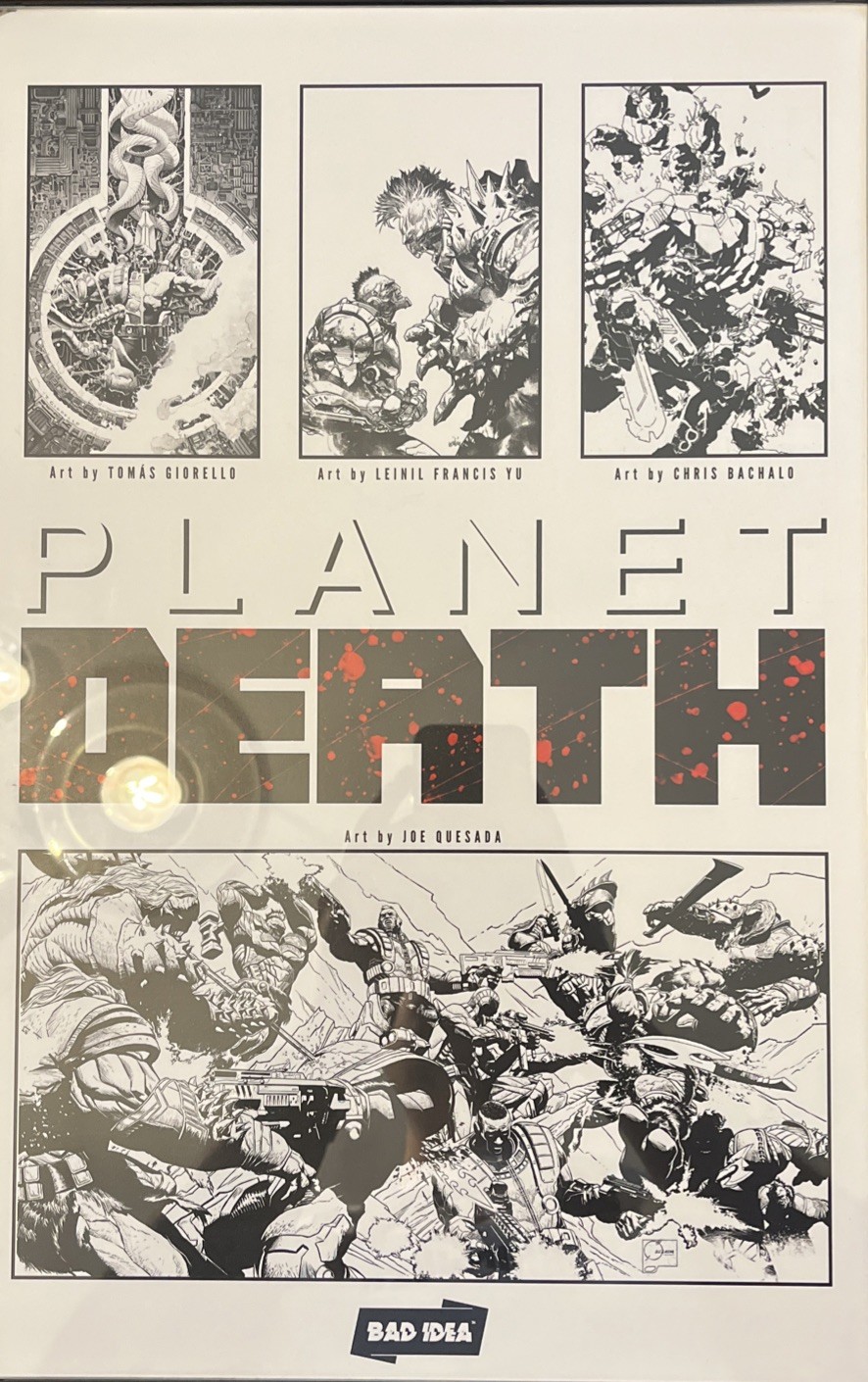 Bad Idea Plan Death ECCC Lithograph Print
