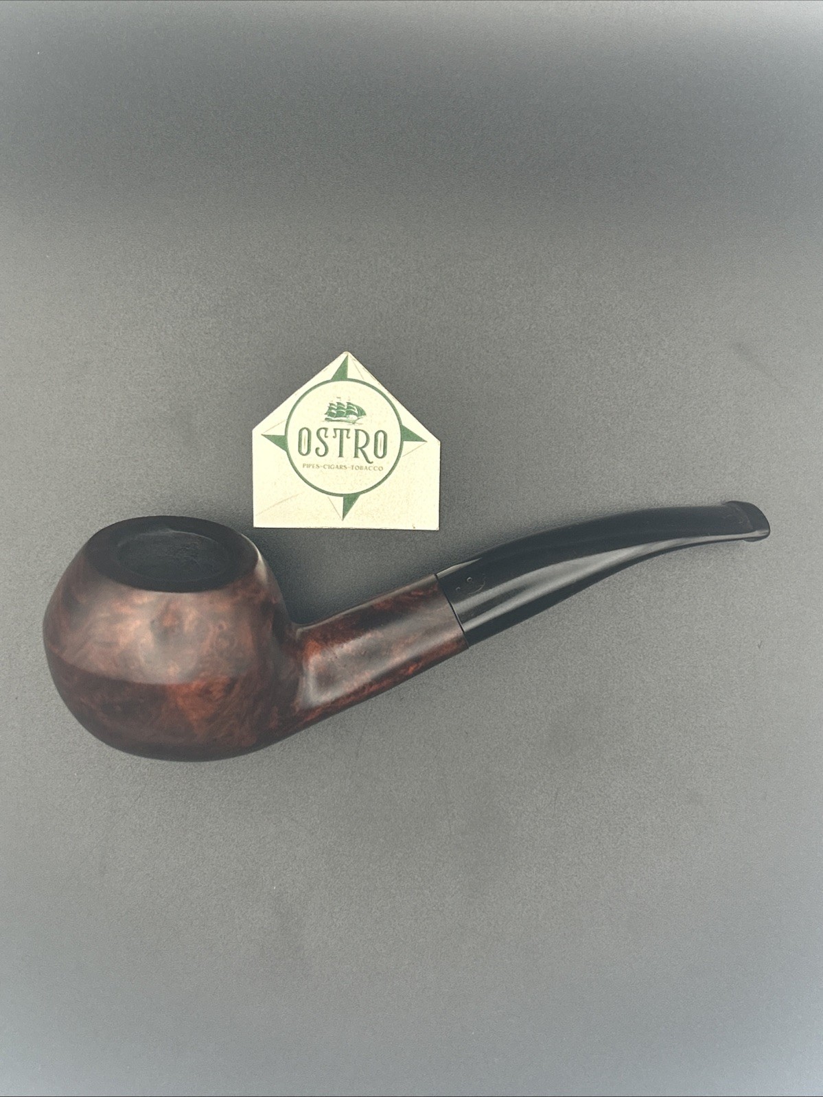Duca Carlo By Savinelli, Italy, Smooth Bent Bulldog, Vintage Estate Pipe