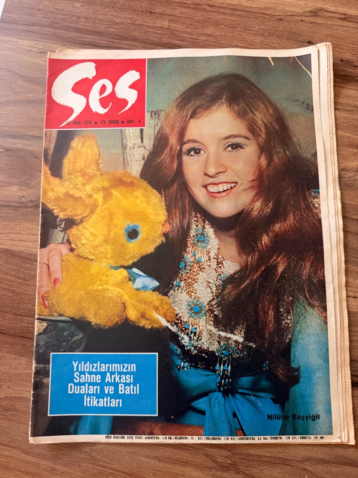 Ses Magazine Jan 24 1970 Sharon Tate Roman Polanski Turkey Rare Vintage