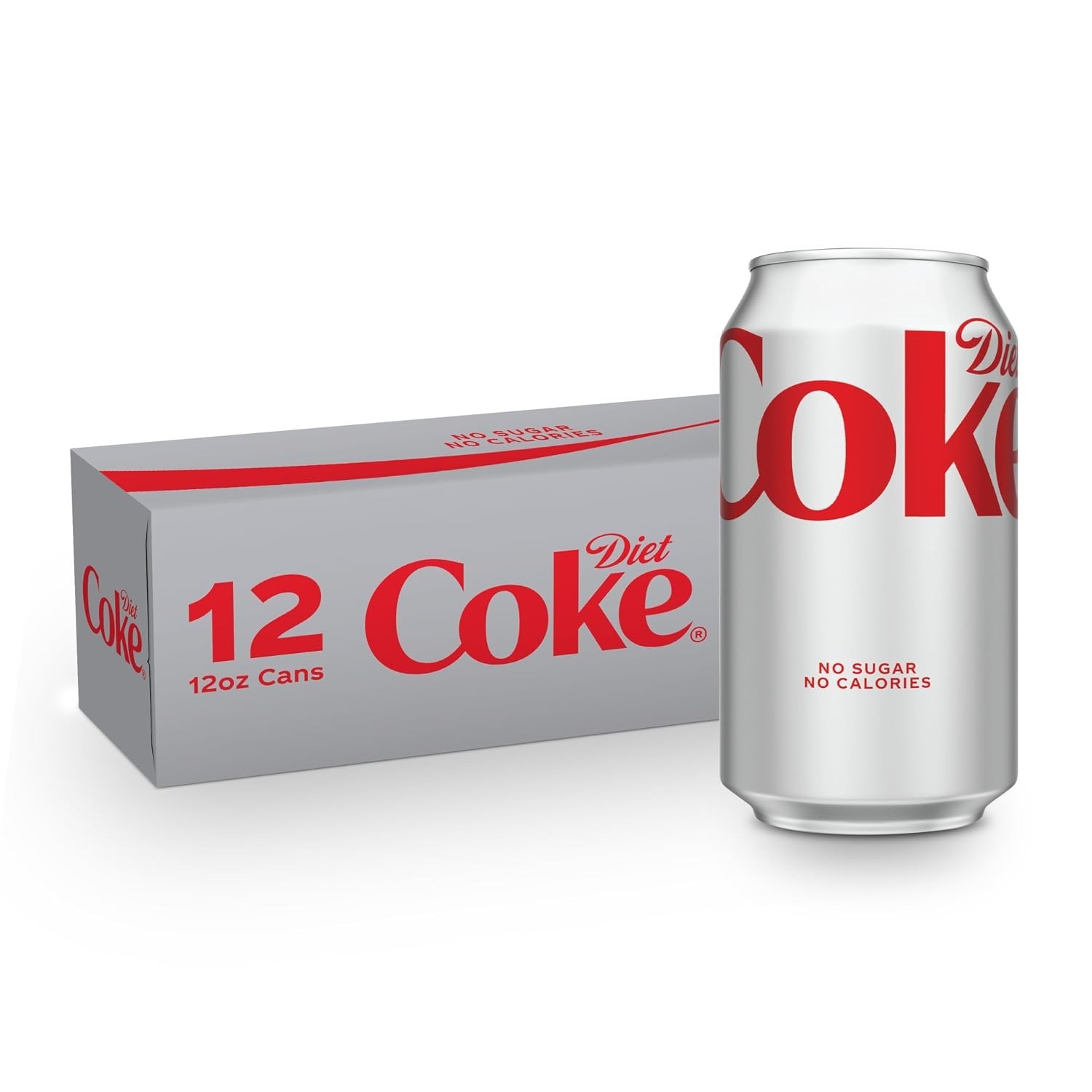 Coca-Cola, Diet Coke, 12 oz can, Pack of 12