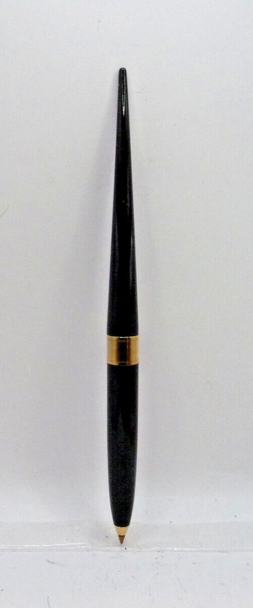 Sheaffer Vintage B195 Black and gold Desk Ball Pen--NEW OLD STOCK