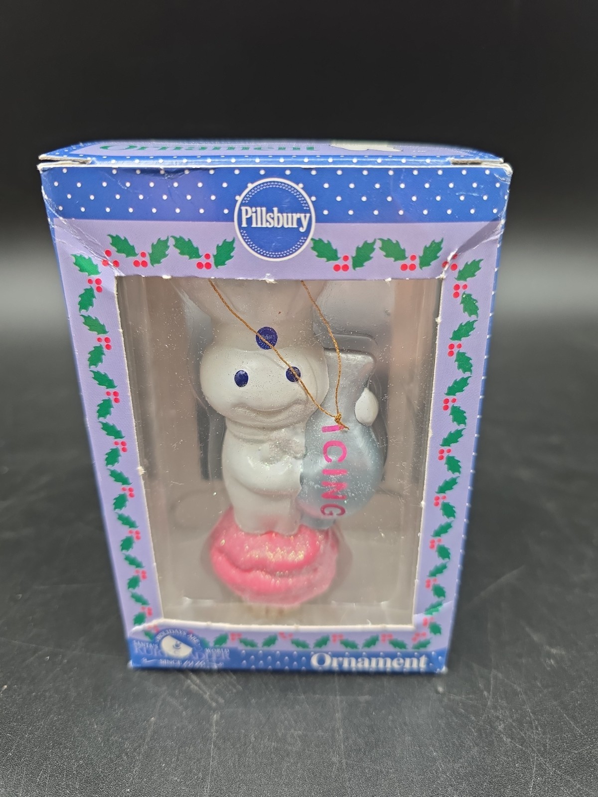 Vintage NOS Pillsbury Dough Boy Ornament Icing Kurt Adler