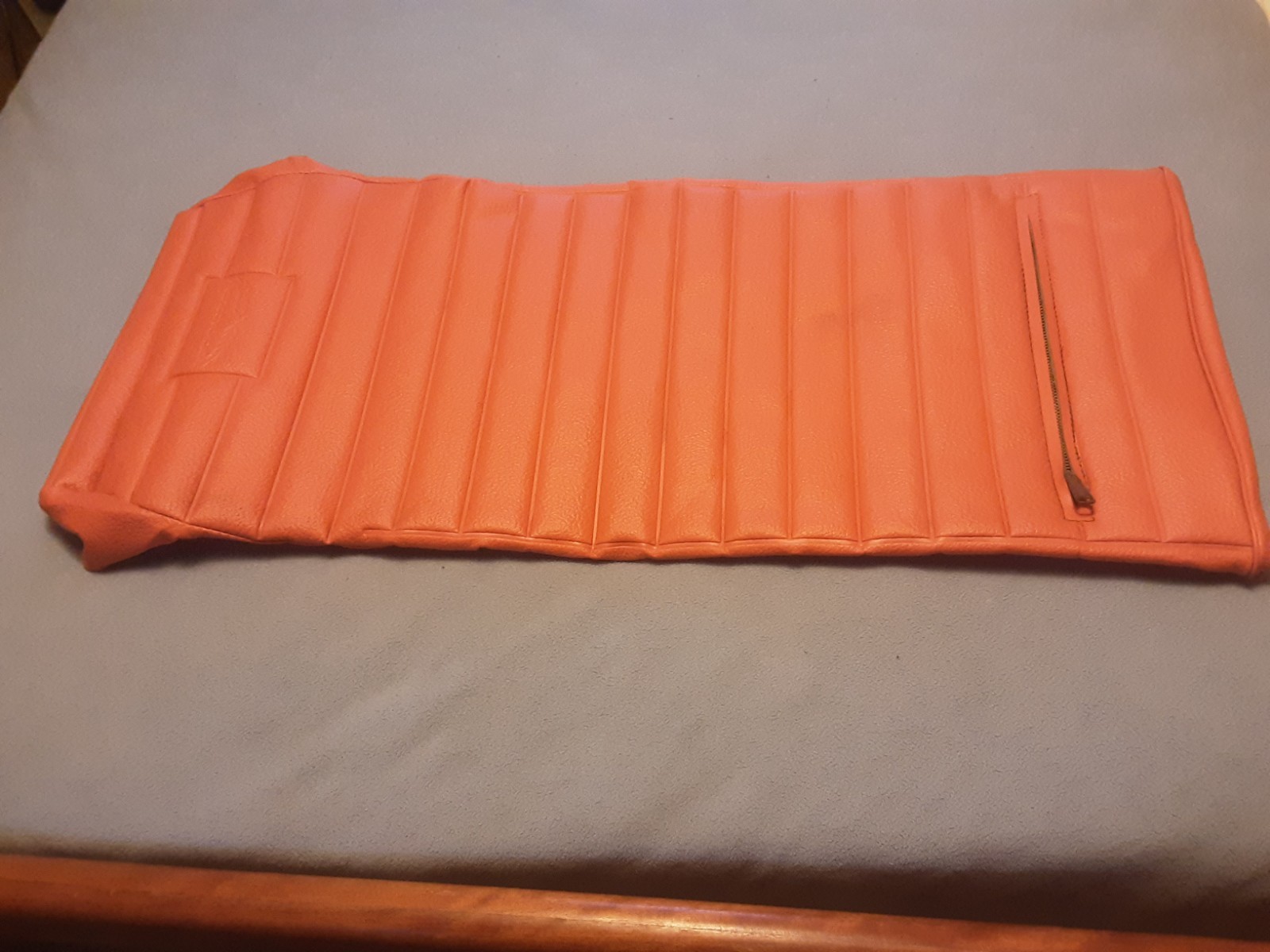 VINTAGE NOS SKI DADDLER SNOWMOBILE SNOW MACHINE ORANGE SEAT COVER 