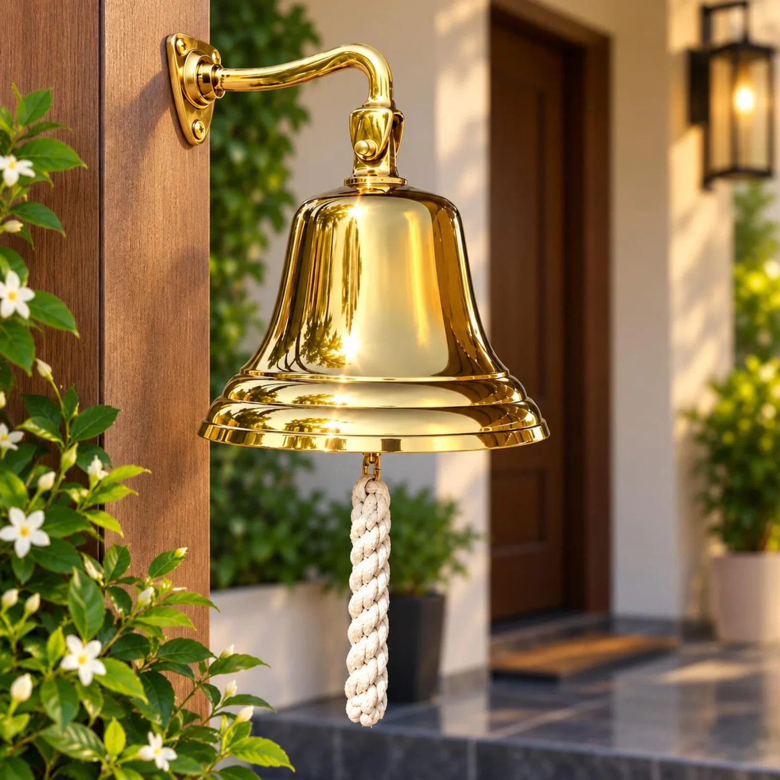 Personalized Brass Ship Bell,Custom Engraved Nautical Home Decor (4 inch-12inch)