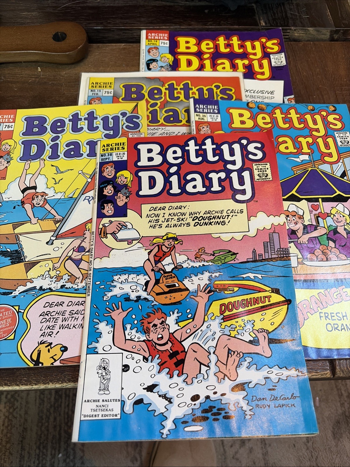 Lot Of 5 Betty’s Diary - 15-16-20-35-36 All Good/VG