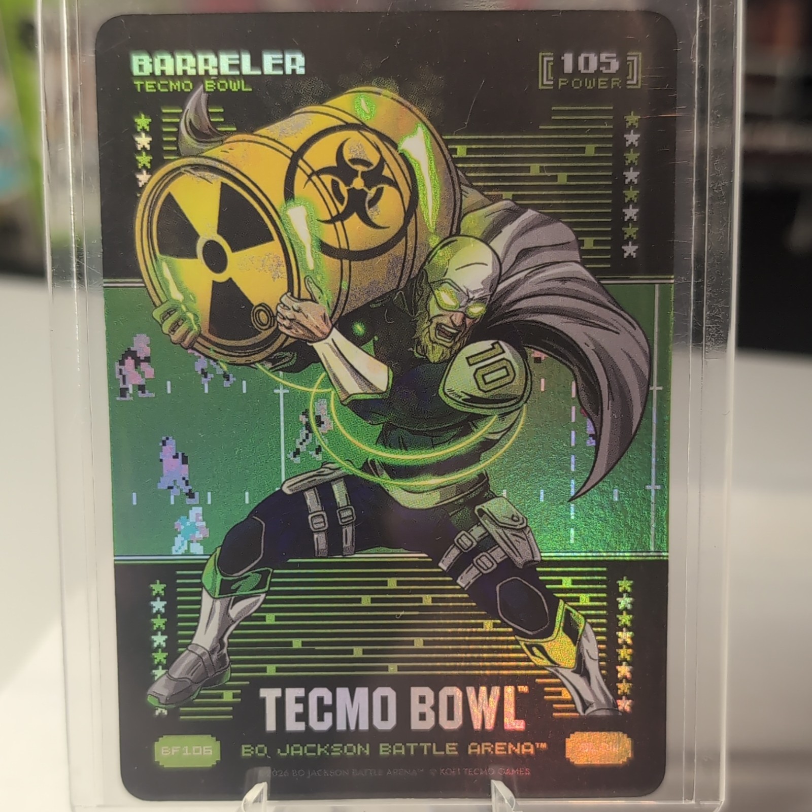 2026 Bo Jackson Battle Arena Bo Jackson Barreler BF106 Hologram Card