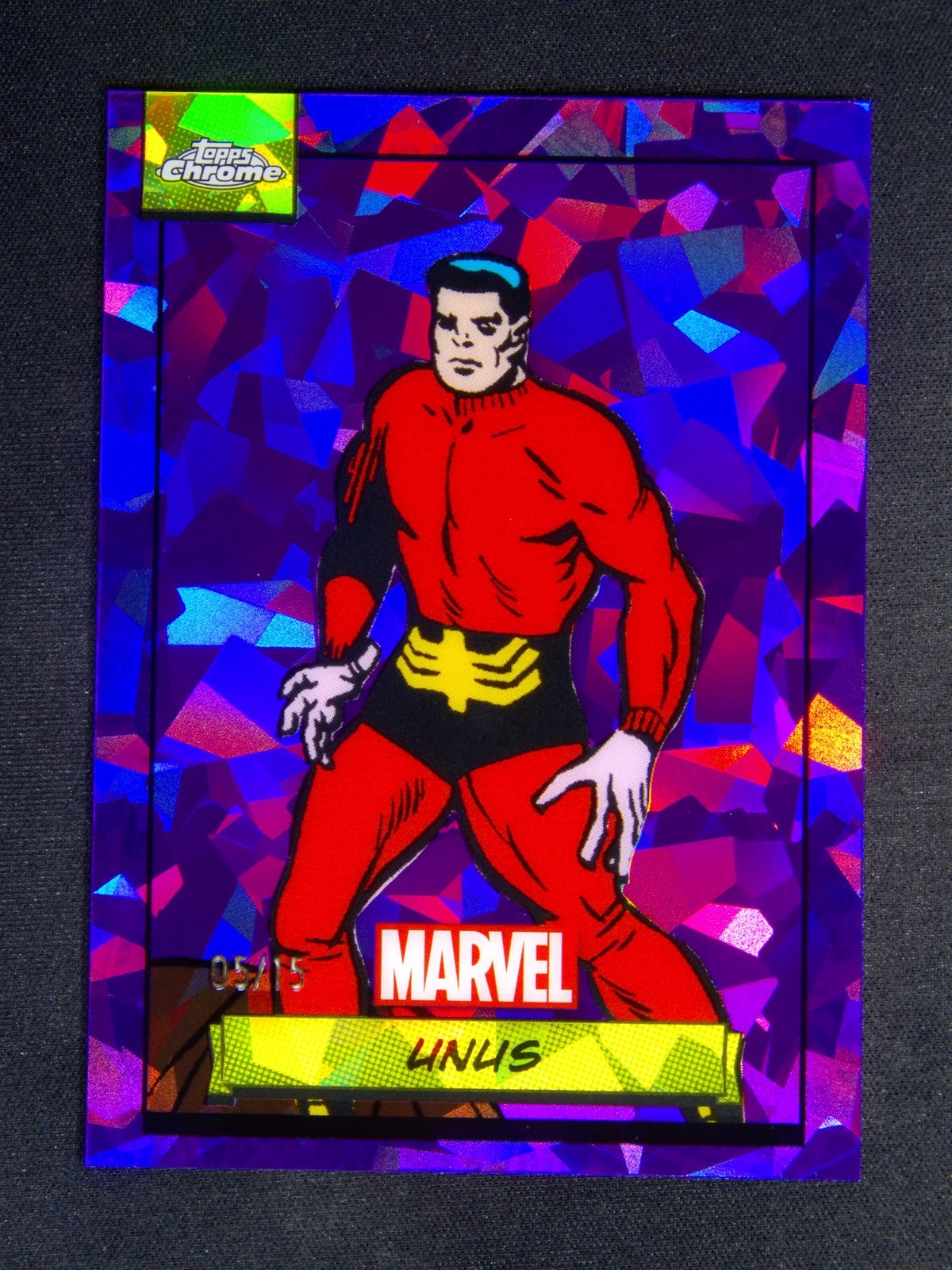 2024 Topps Chrome Marvel Sapphire Unus #141 Purple /15