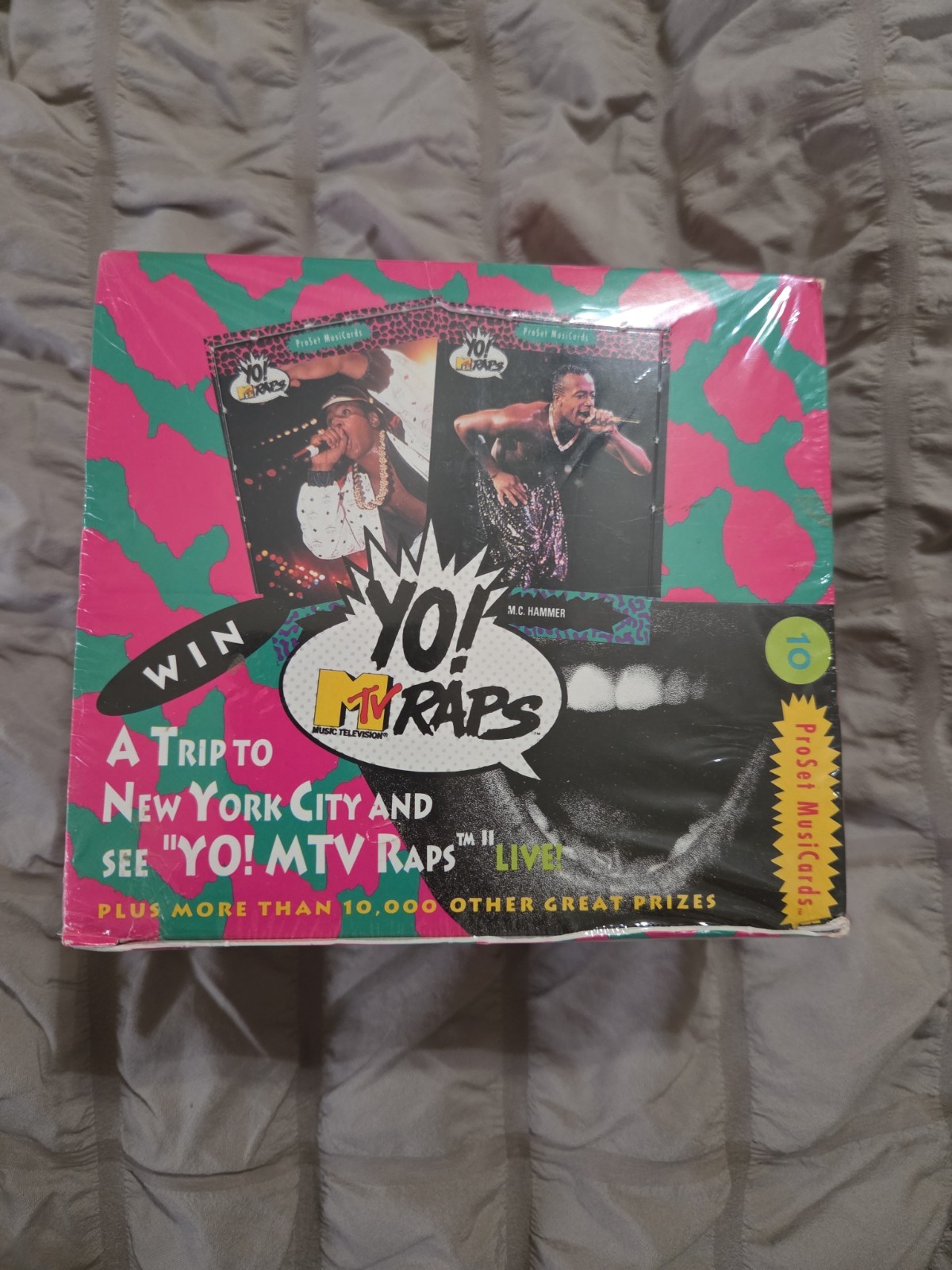 YO MTV Raps Proset MusiCards Factory Sealed Box of 36 Packs Trading Cards