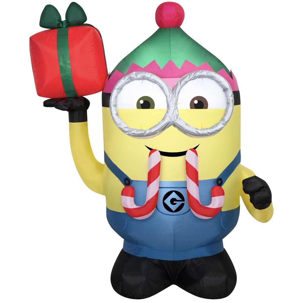 NEW 4.5FT MINION INFLATABLE DESPICABLE ME PRESENTS CHRISTMAS INFLATABLE MINIONS