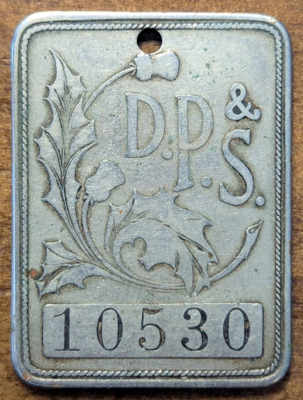 Reading, Pennsylvania PA Dives, Pomeroy & Stewart Dept Store Credit Charge Coin