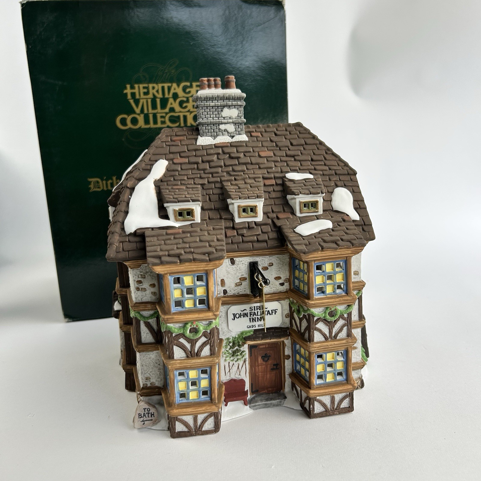 Department 56 Dickens Village Heritage Sir John Falstaff Inn 4th ED #5753-3