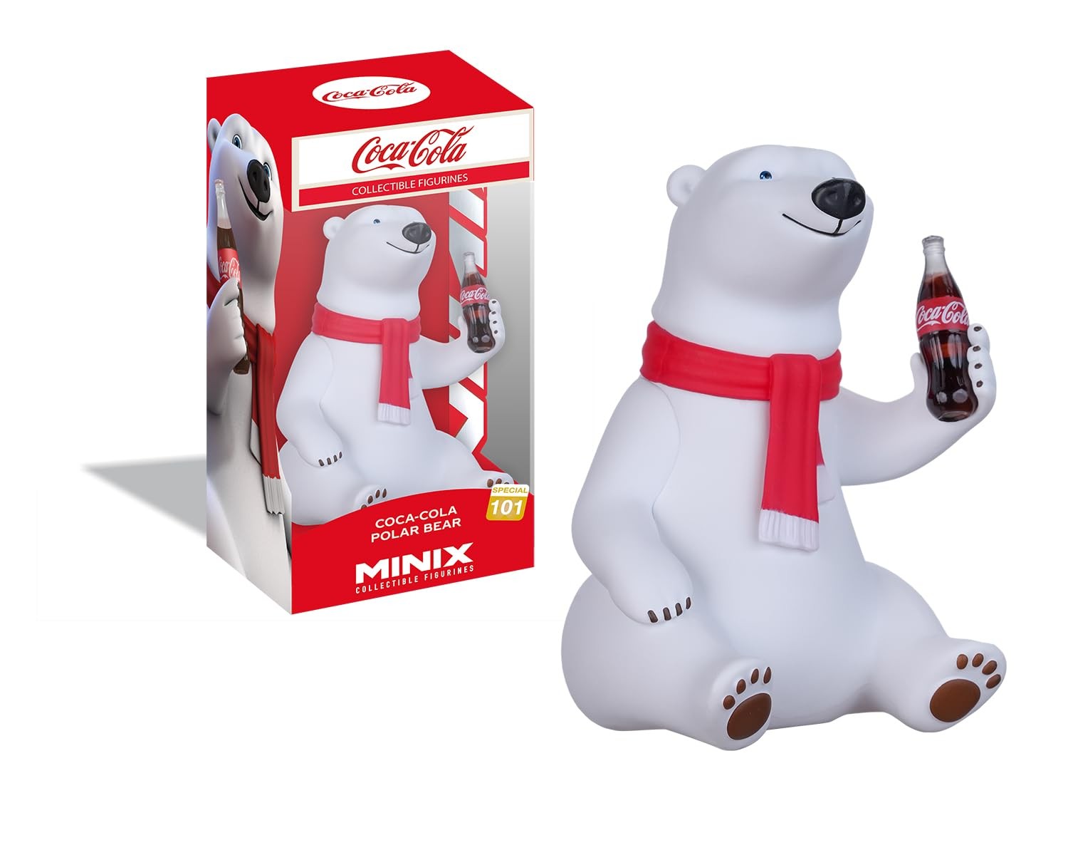 Minix Cocacola Polar Bear Collectible Figurines #101