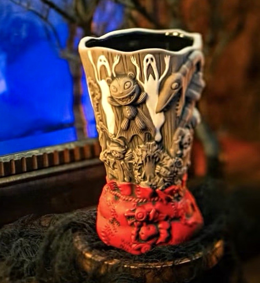 🗿The Nightmare Before Christmas Jack Skellington Tiki Mug Trader Sam's Presale