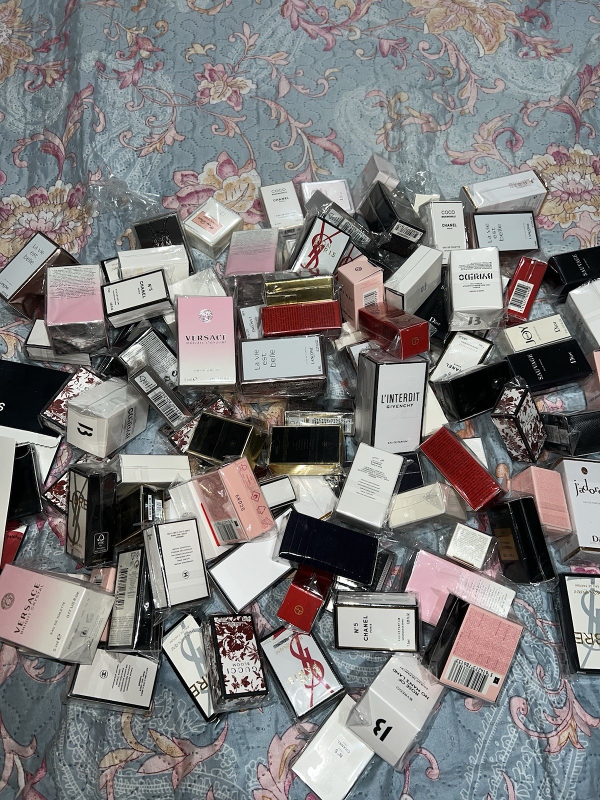 Lot of 12 Mini Perfumes Travel Size Assorted Brands Brands Various Brands New