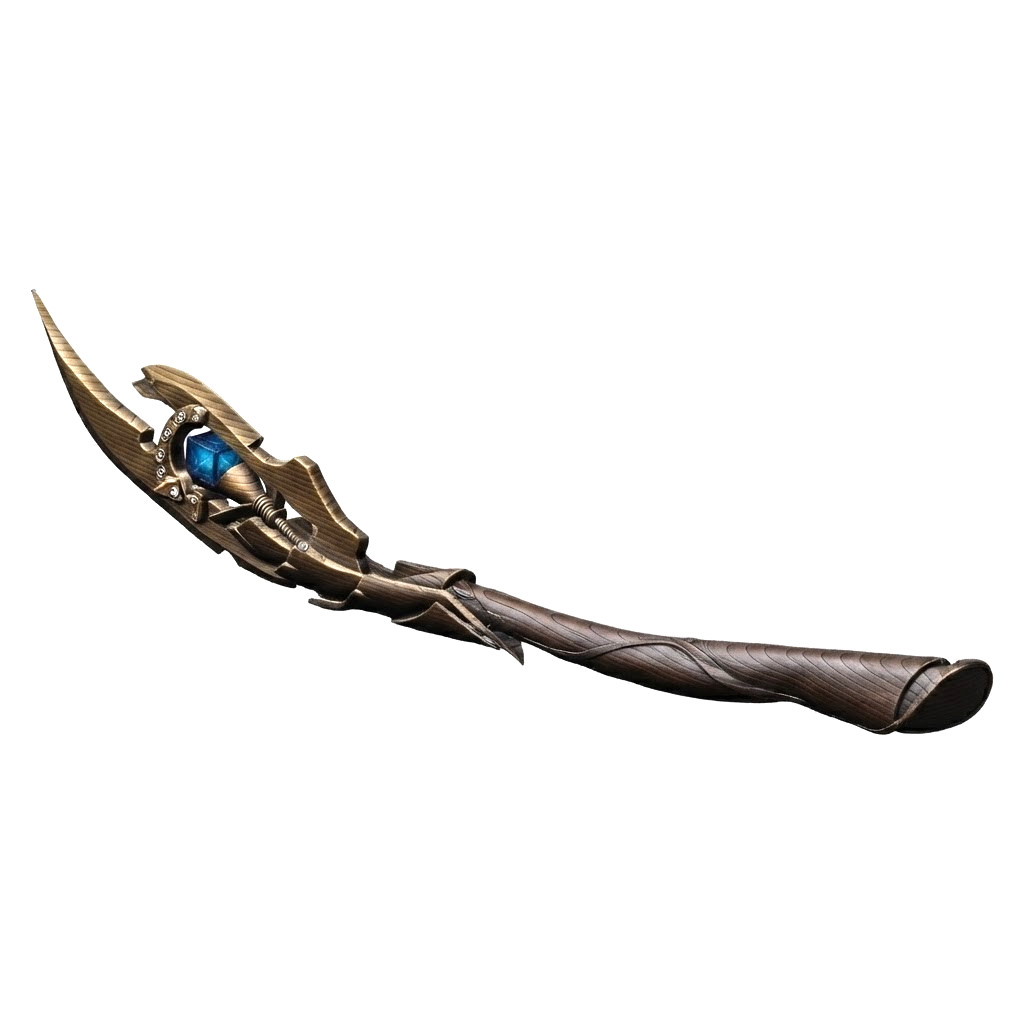 Sci-Fi Energy Staff Prop Replica 3D Printed Cosplay Display Spear 45 in Costume
