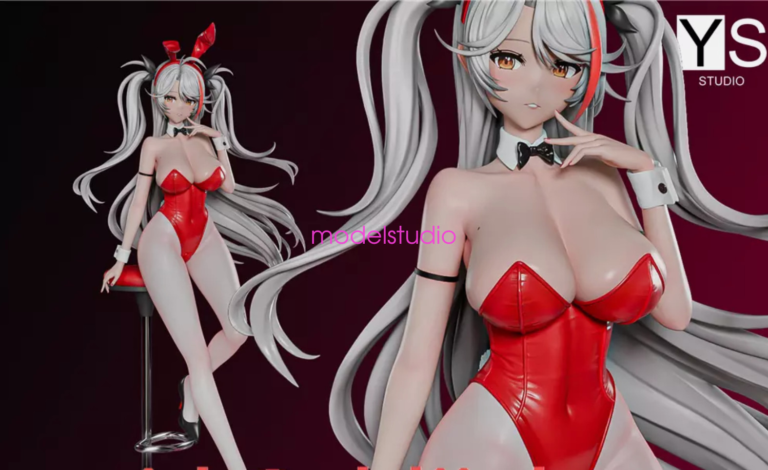 YS Studio Azur Lane Prinz Eugen Model Resin Pre-order 1/6 Scale Plus Ver Painted