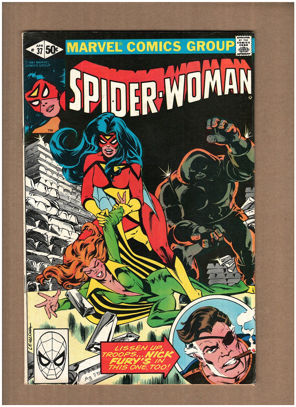 Spider-Woman #37 Marvel Comics 1981 1ST SIRYN APP. JUGGERNAUT FN- 5.5