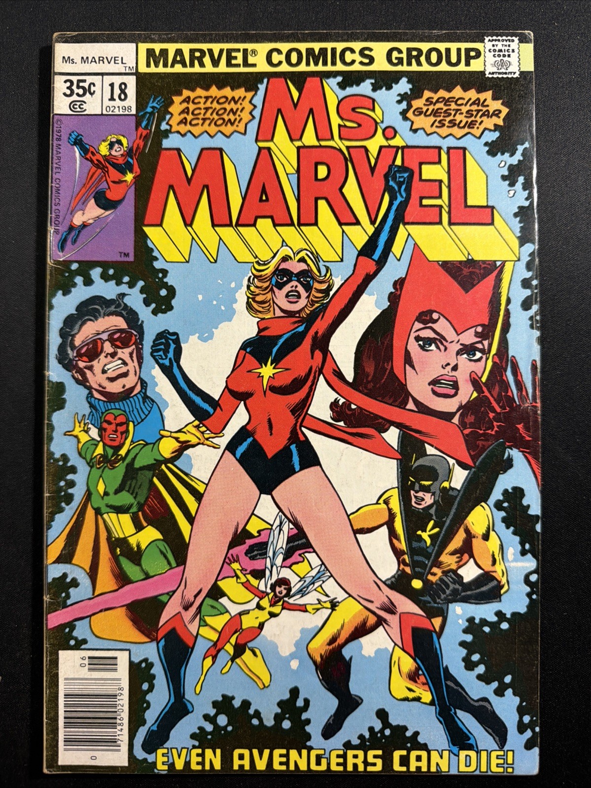 Ms. Marvel #18 1978 Marvel Comics 1st Appearance Mystique X-Men VG *A17