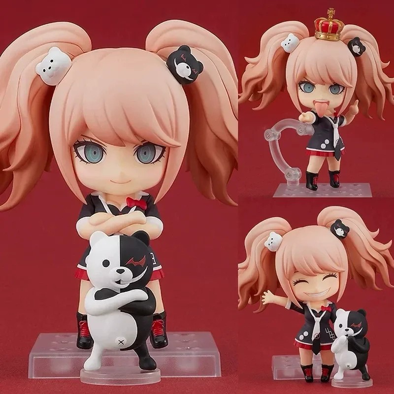 Nendoroid 1398 Danganronpa Junko Enoshima Monokuma PVC Action Figure Toy-New