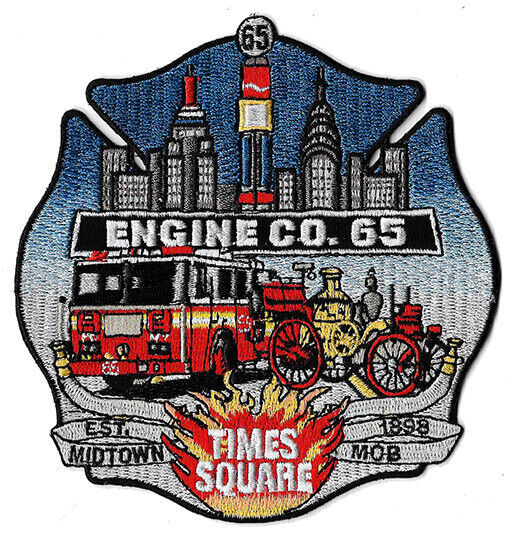 New York City Engine 65  Times Square Midtown Mob  NEW Fire Patch ..
