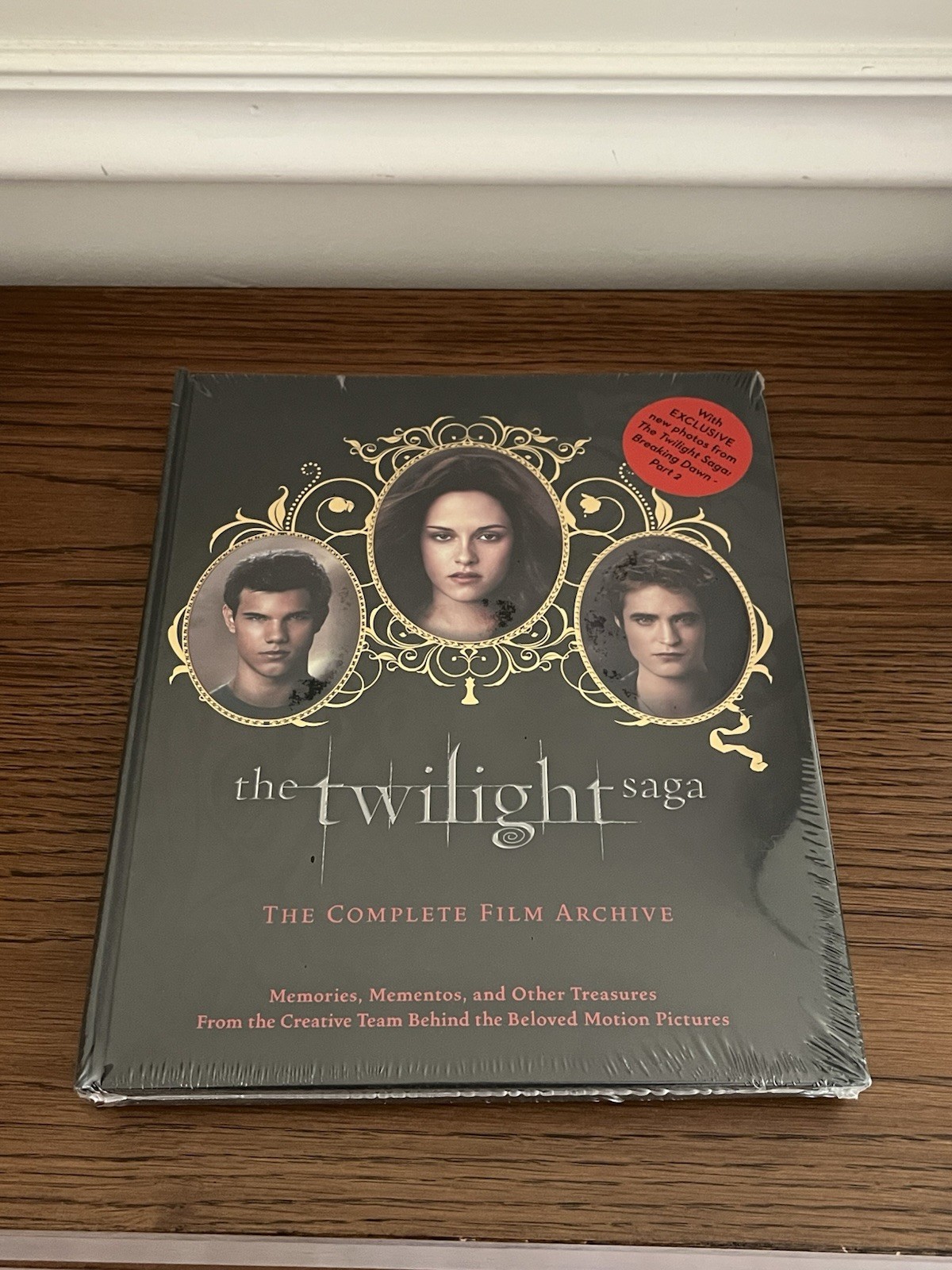 The Twilight Saga The Complete Film Archive Book FACTORY SEALED Red Hype Sticker