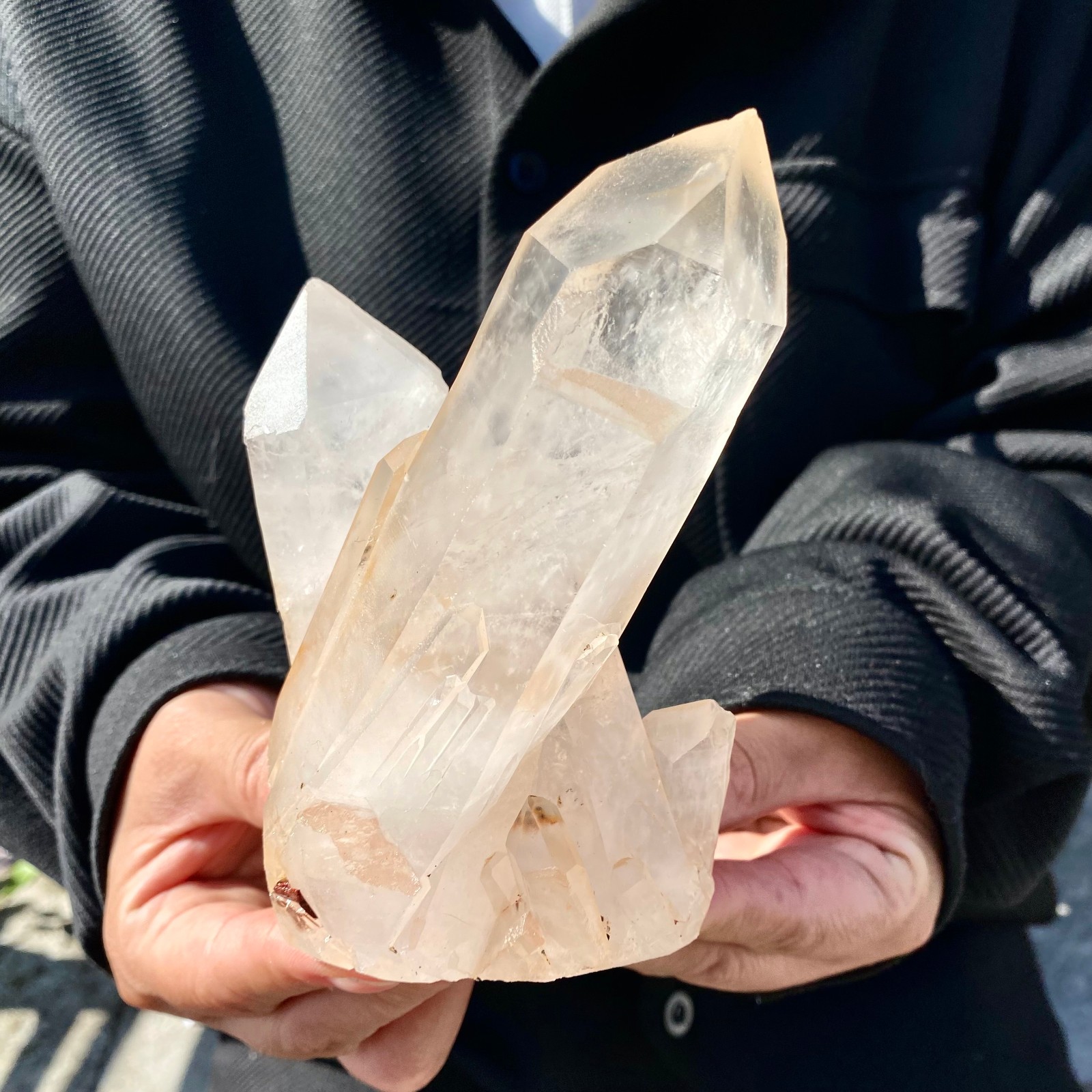 1.55LB A+++ Large Himalayan top quartz clusters/mineral samples -