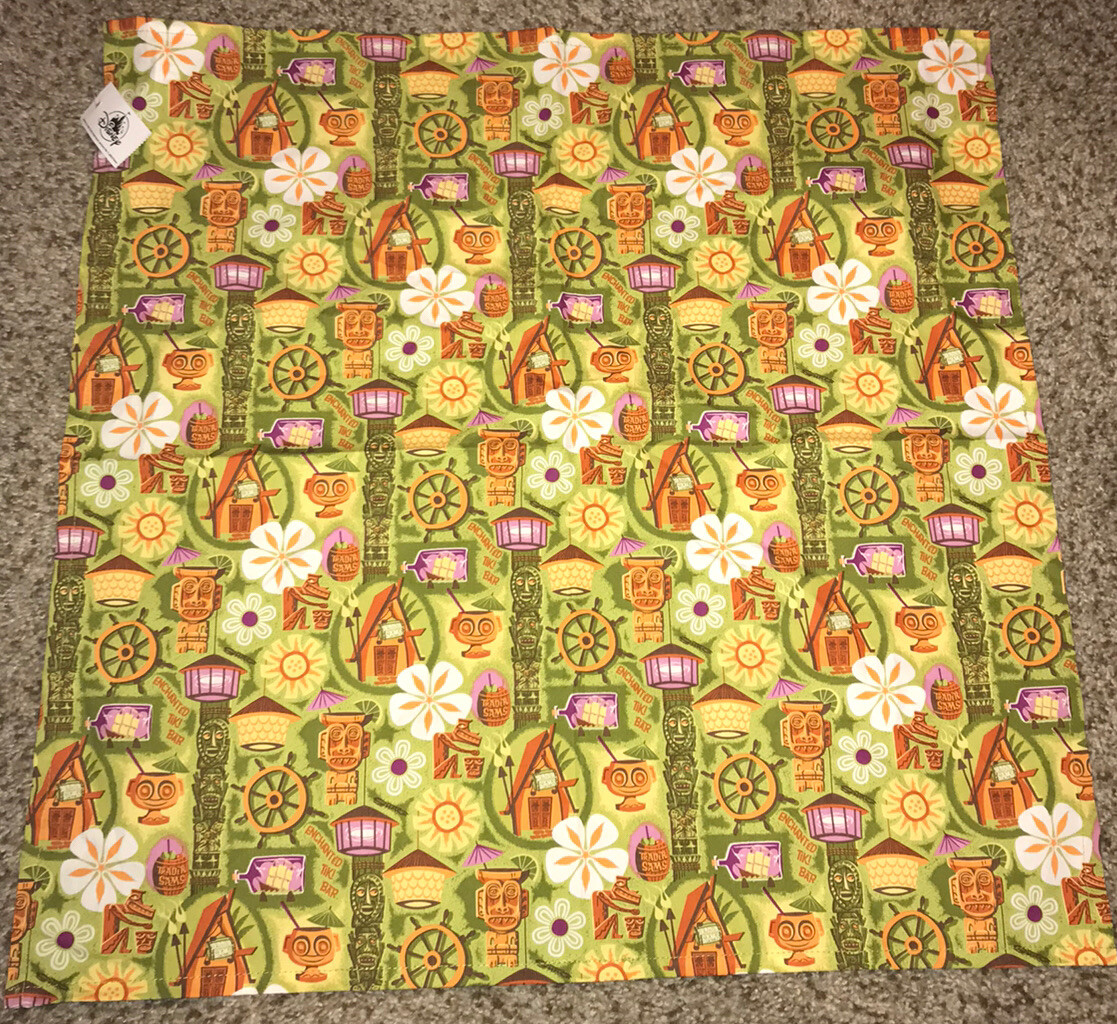 Disney Parks 2020 SHAG Trader Sam's In The Enchanted Tiki Bar Kerchief NEW