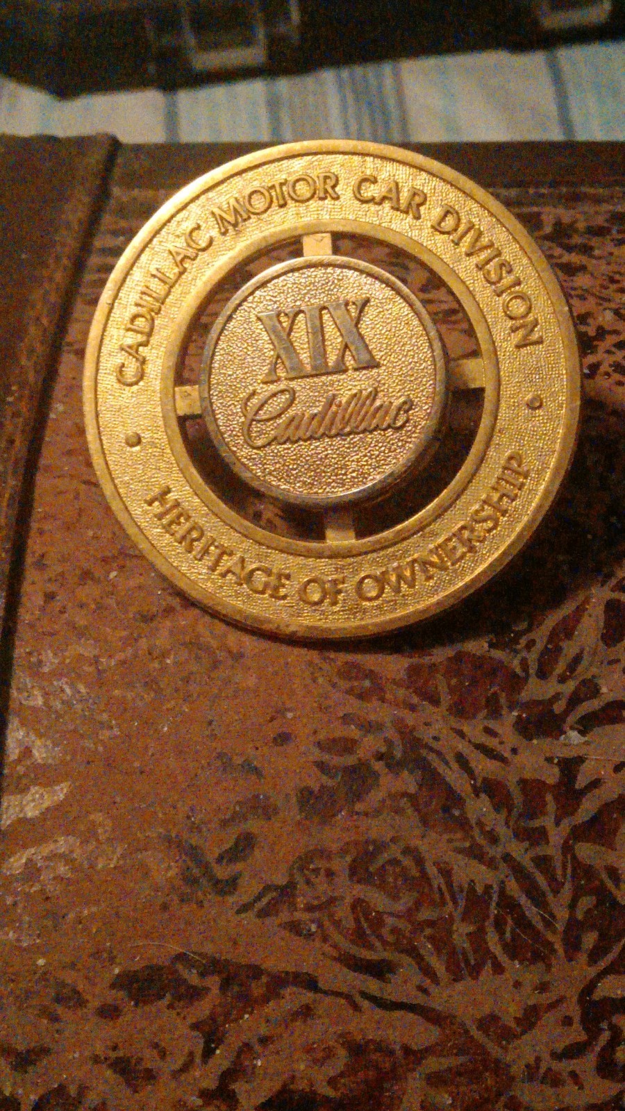 Cadillac Motor Car Division Heritage of Ownership XIX Collectible Badge