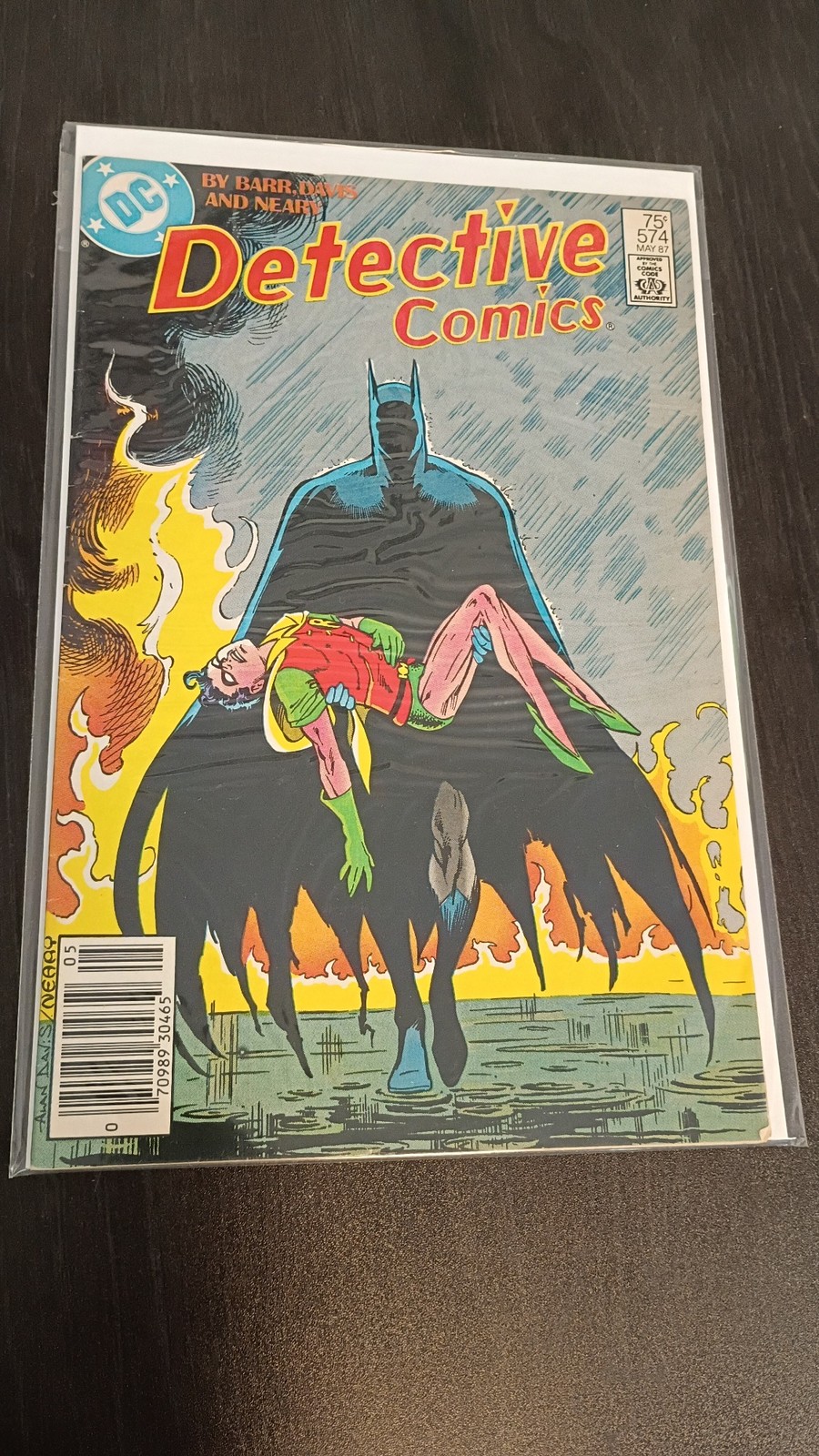 DC Detective Comics 574 Batman Robin Year Two Barr Davis Neary 1987 May