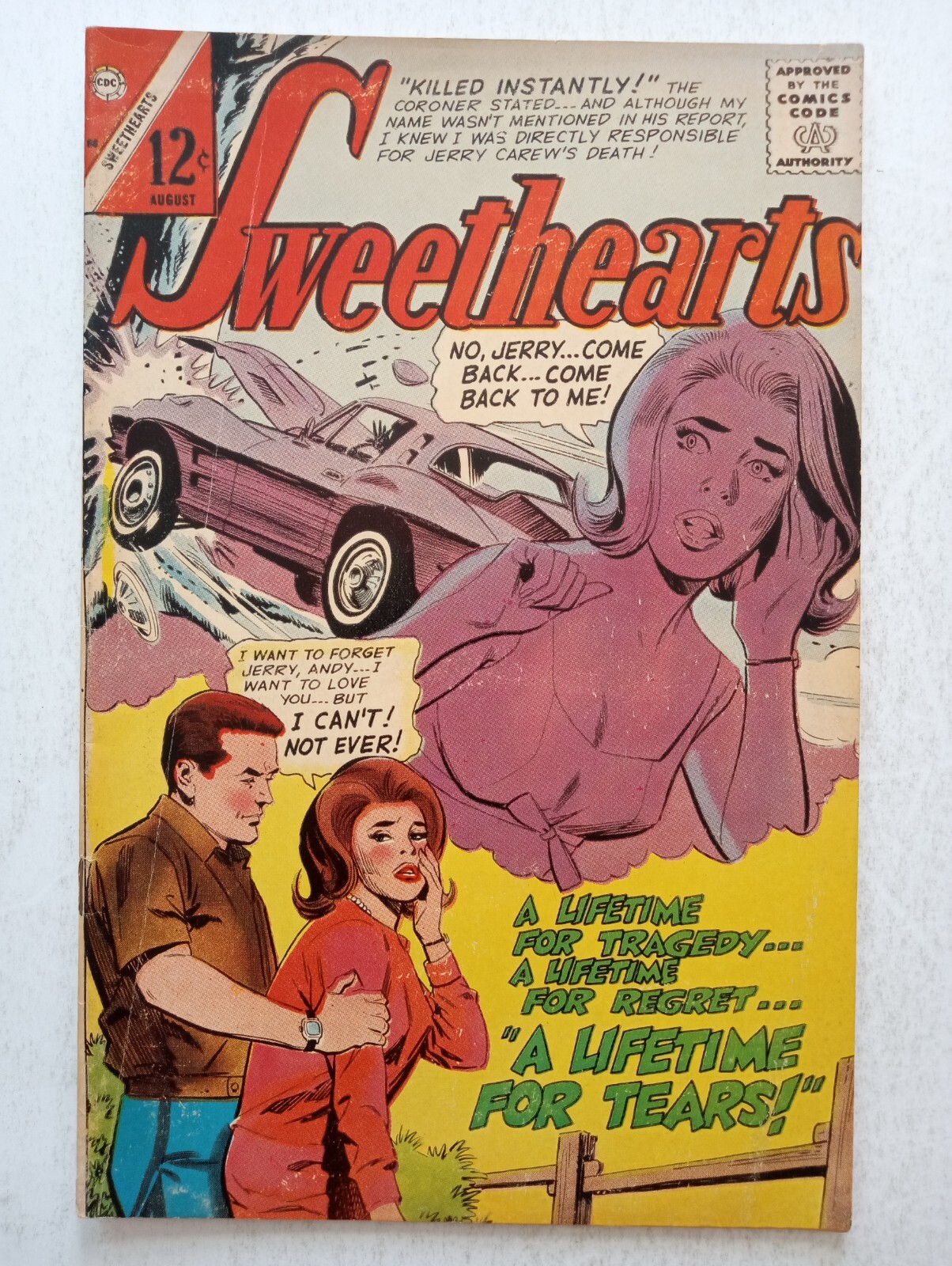 Charlton Sweethearts #88 Silver Age 1966 Love Romance Comic Book