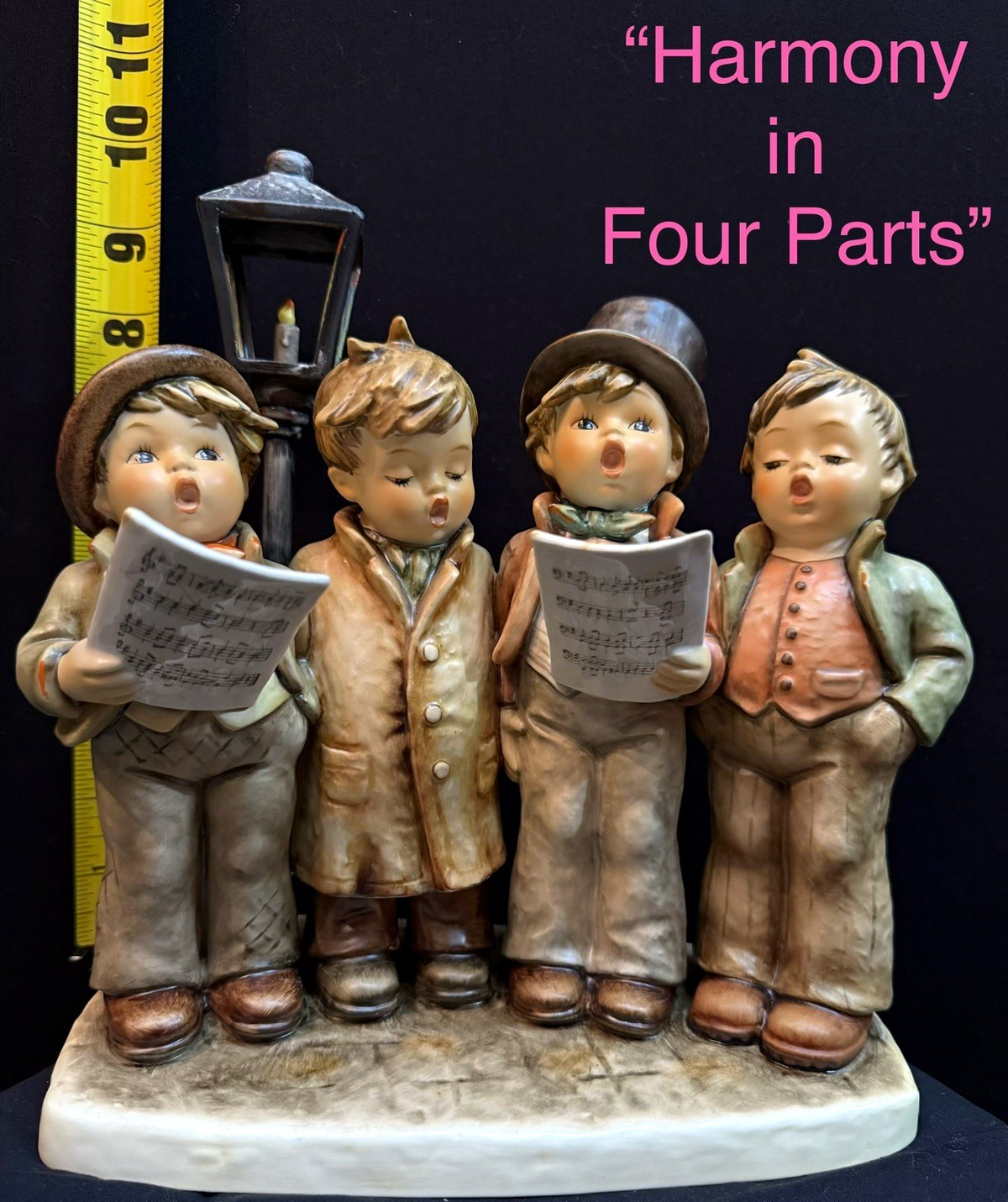 M.I. Hummel/Goebel “Harmony in Four Parts” Porcelain WITH BOX TMK-6 1987