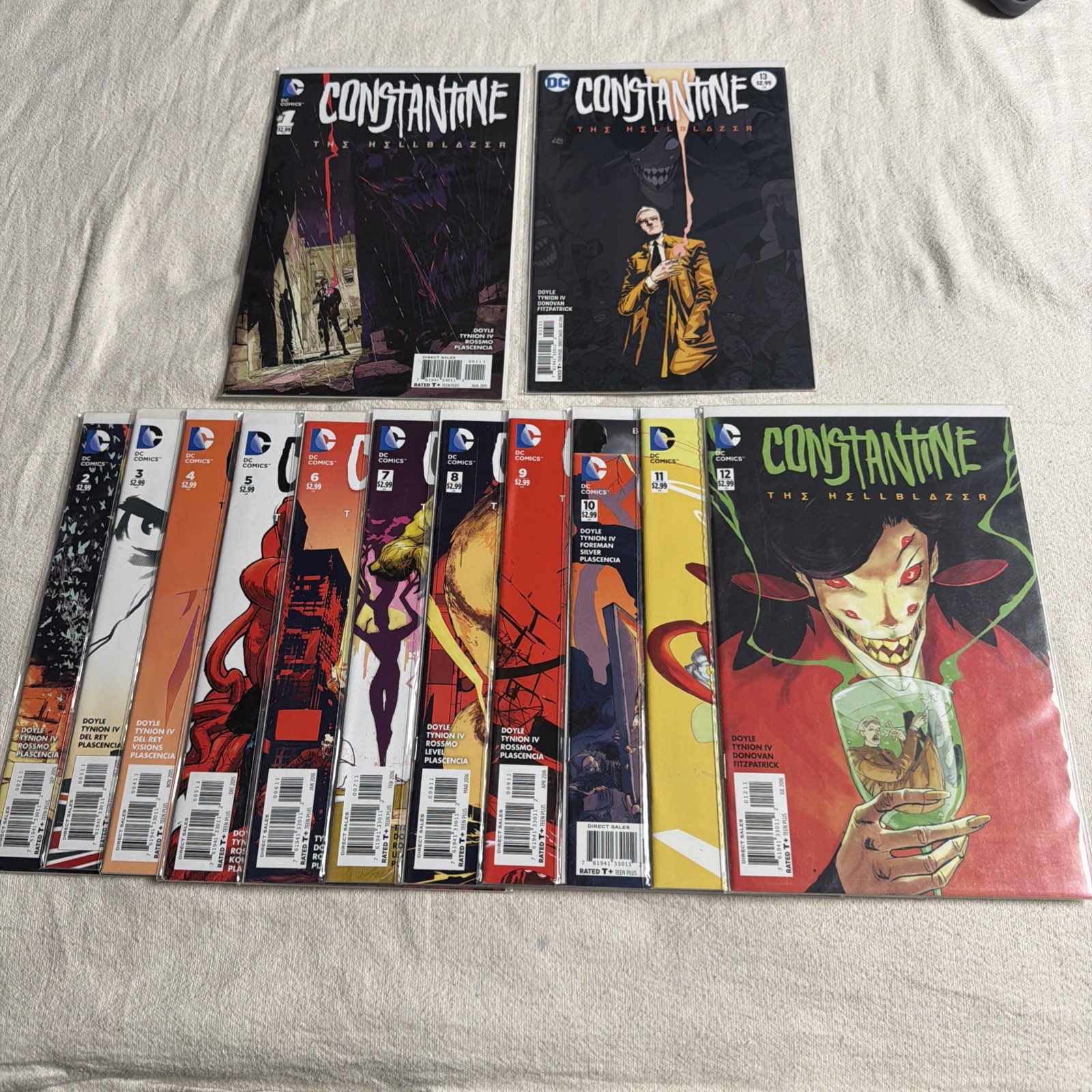 Constantine The Hellblazer 1-13 Full Series DC Comics 2015 COMPLETE lot NM-M