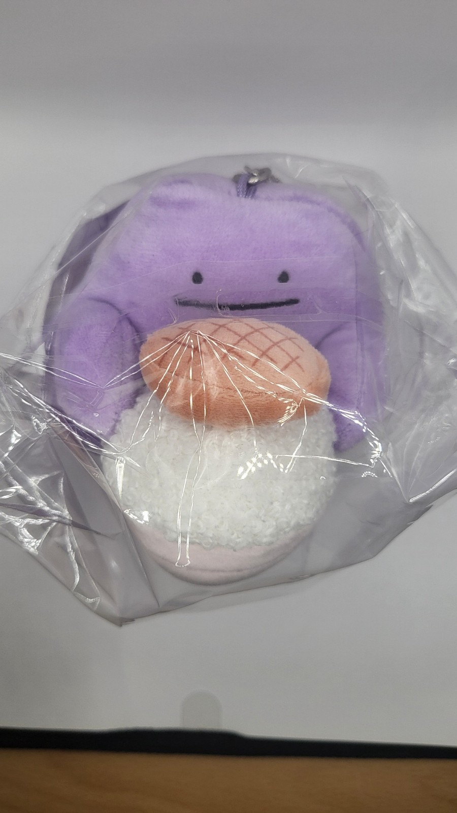 SPAM Pokemon Ditto Plush Keychain Official Only Korea Limited Edition