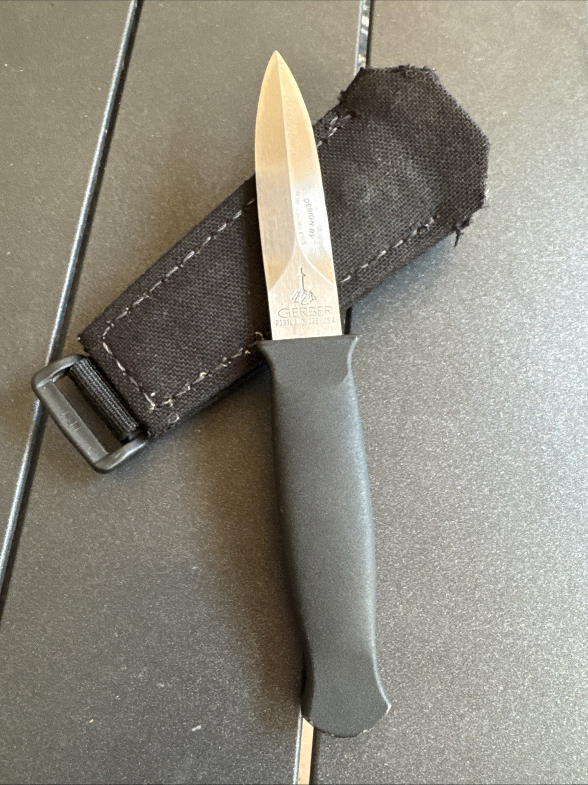Vintage Gerber Guardian Boot Knife Loveless Design W Sheath