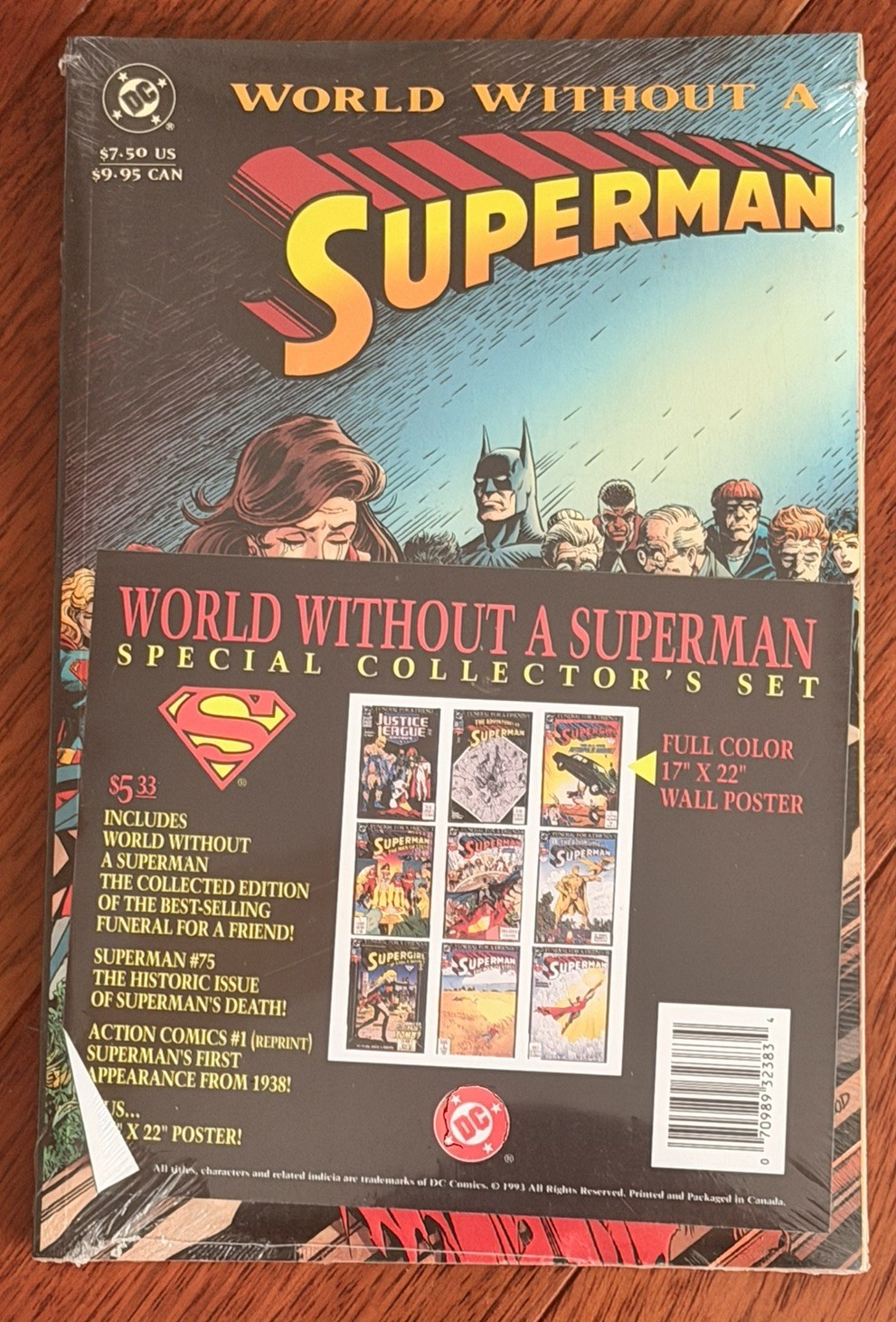 1993 DC Comics – World Without a Superman Special Collector’s Set Factory Sealed