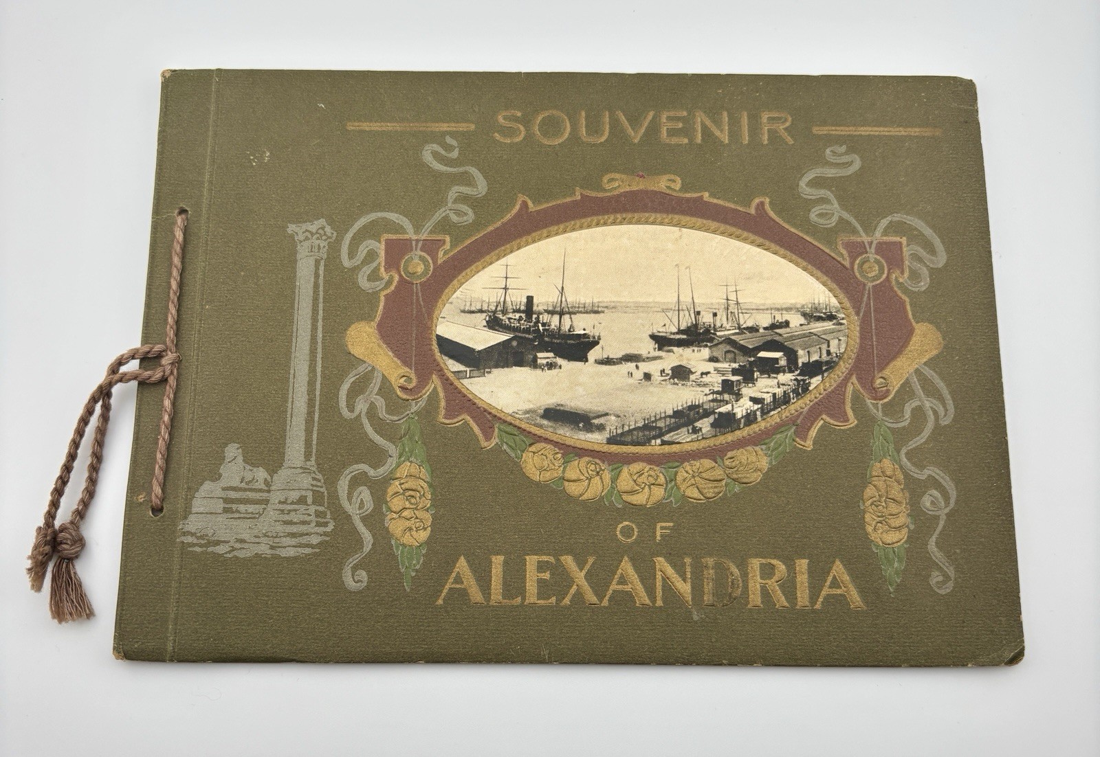 Antique Souvenir Of Alexandria No. 984 The Cairo Post Card Trust Souvenir Book