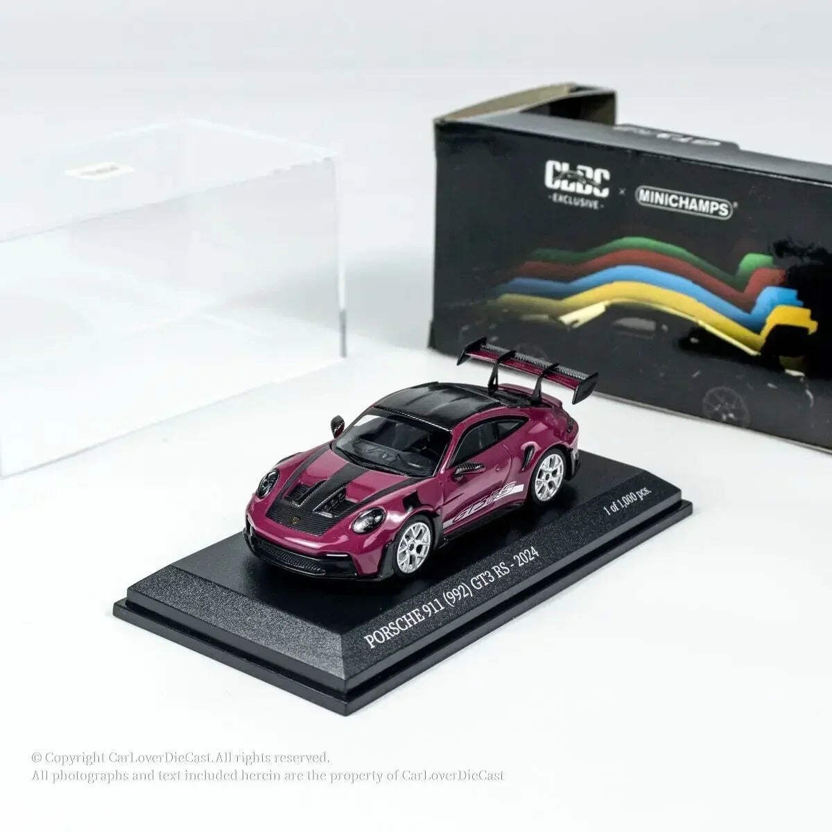 Minichamps Porsche 911 (992) GT3 Rs 1:64 True Scale Miniatures Alloy Diecast Car