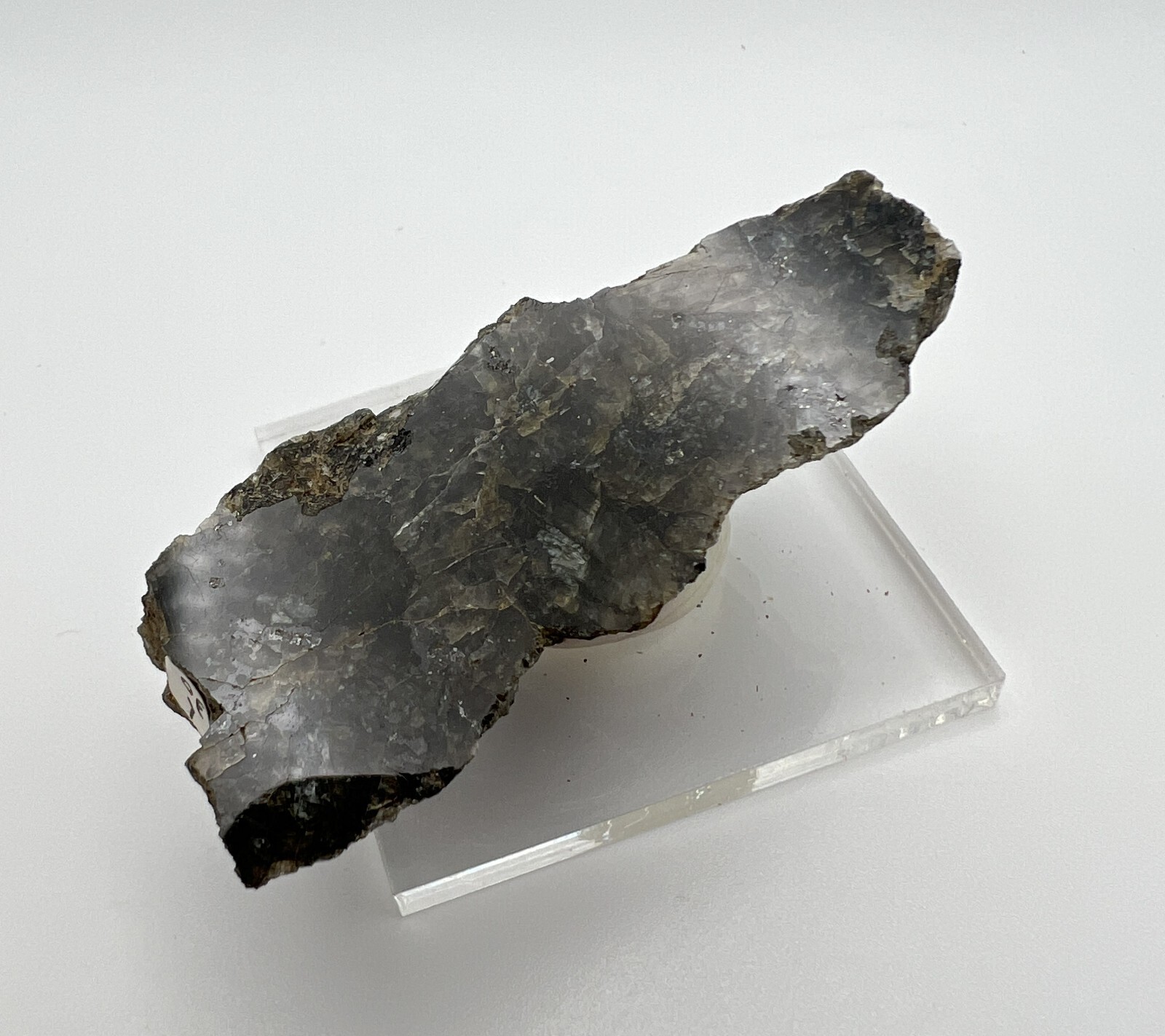 Polished Sphalerite from Santander, Spain, Old Lesnicks Label