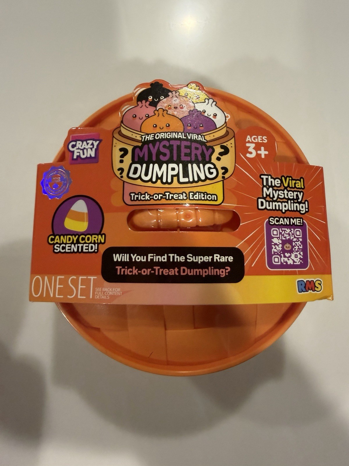 NEW RMS CRAZY FUN Mystery Squishy Dumpling TRICK- Or - TREAT Edition CANDY CORN