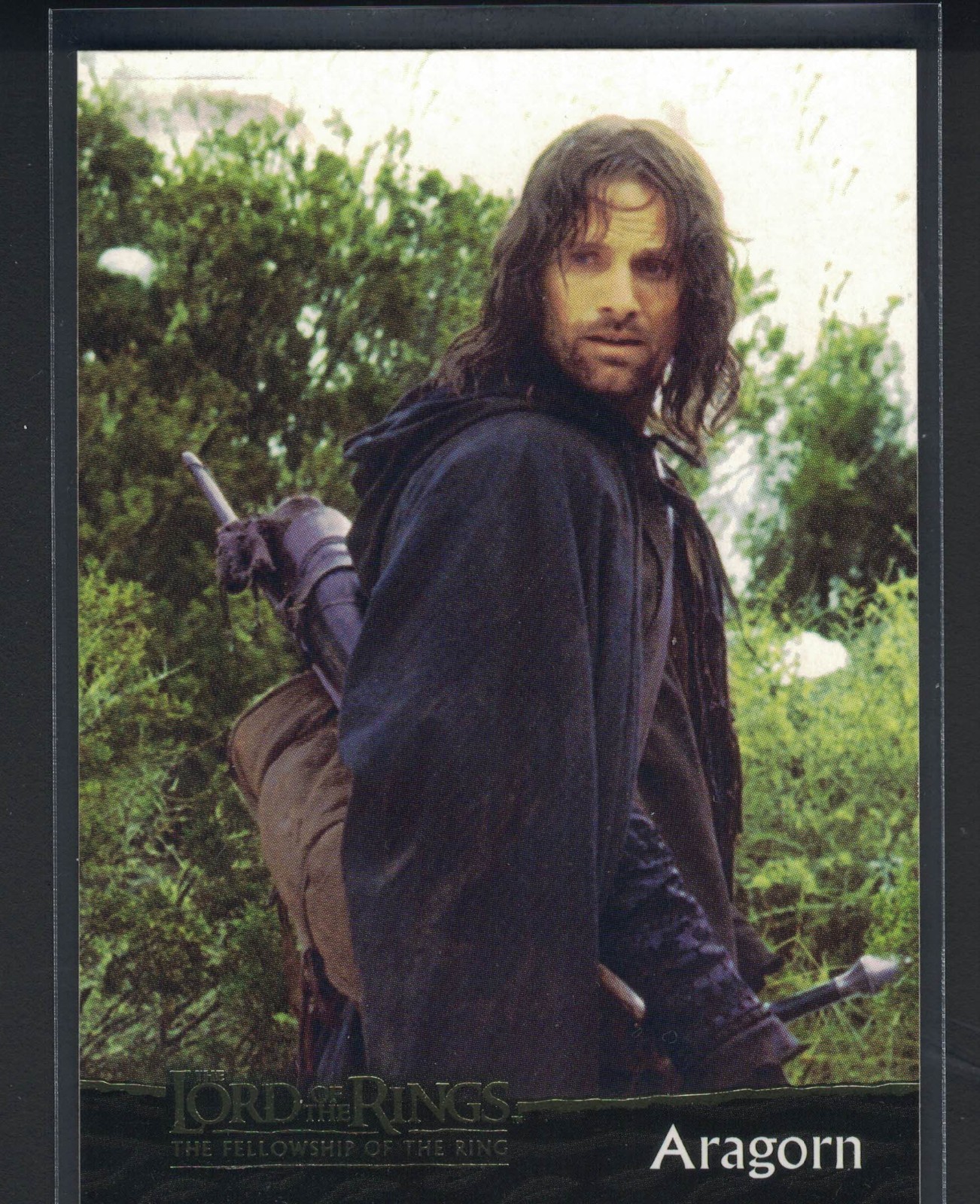 2001 Topps Lord of The Rings Fellowship of The Ring Aragorn #8