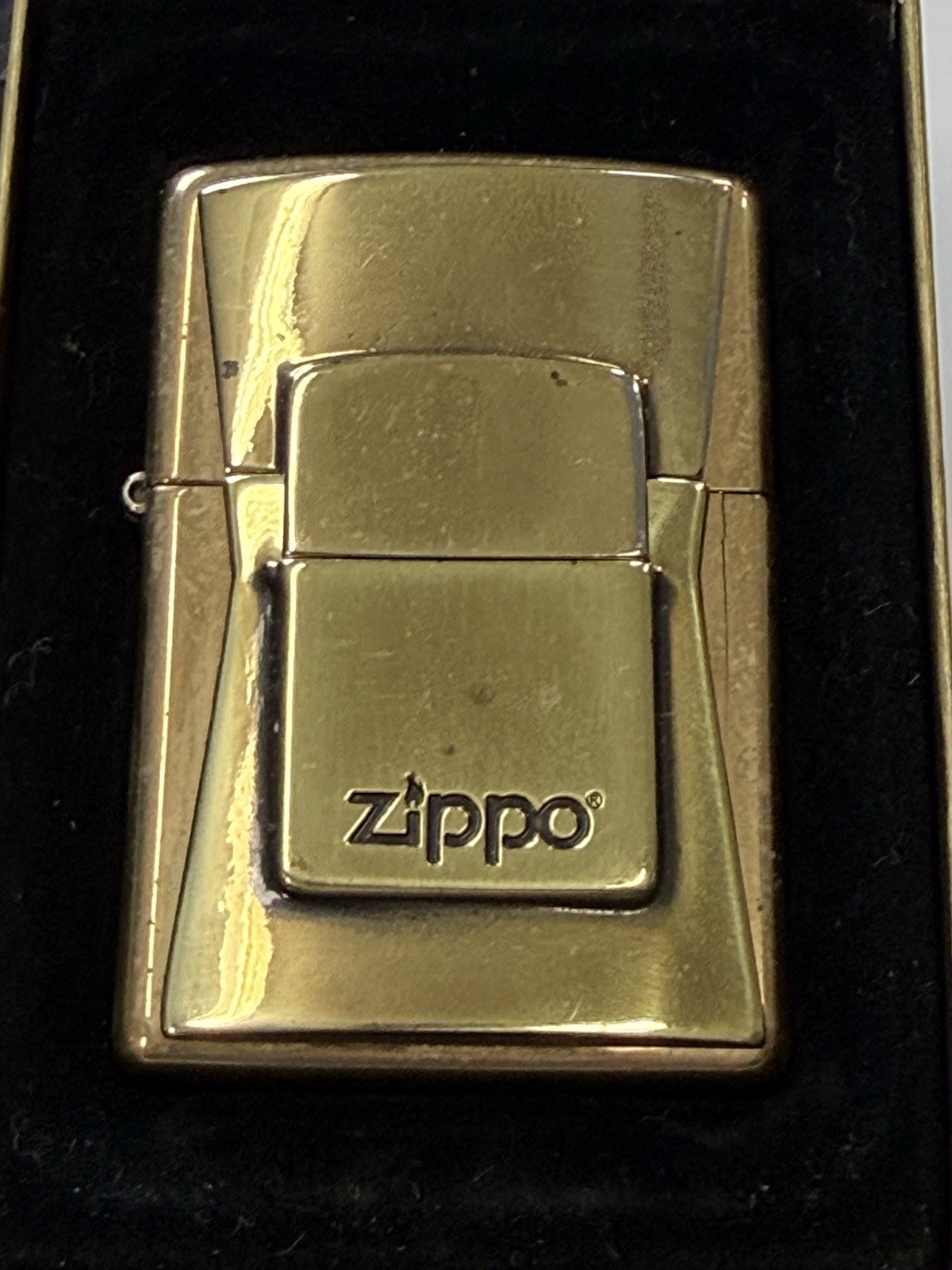 ZIPPO 2012 LUXURY GOLDEN SURPRISE LIMITED ED BRASS LIGHTER UNFIRED IN BOX H606