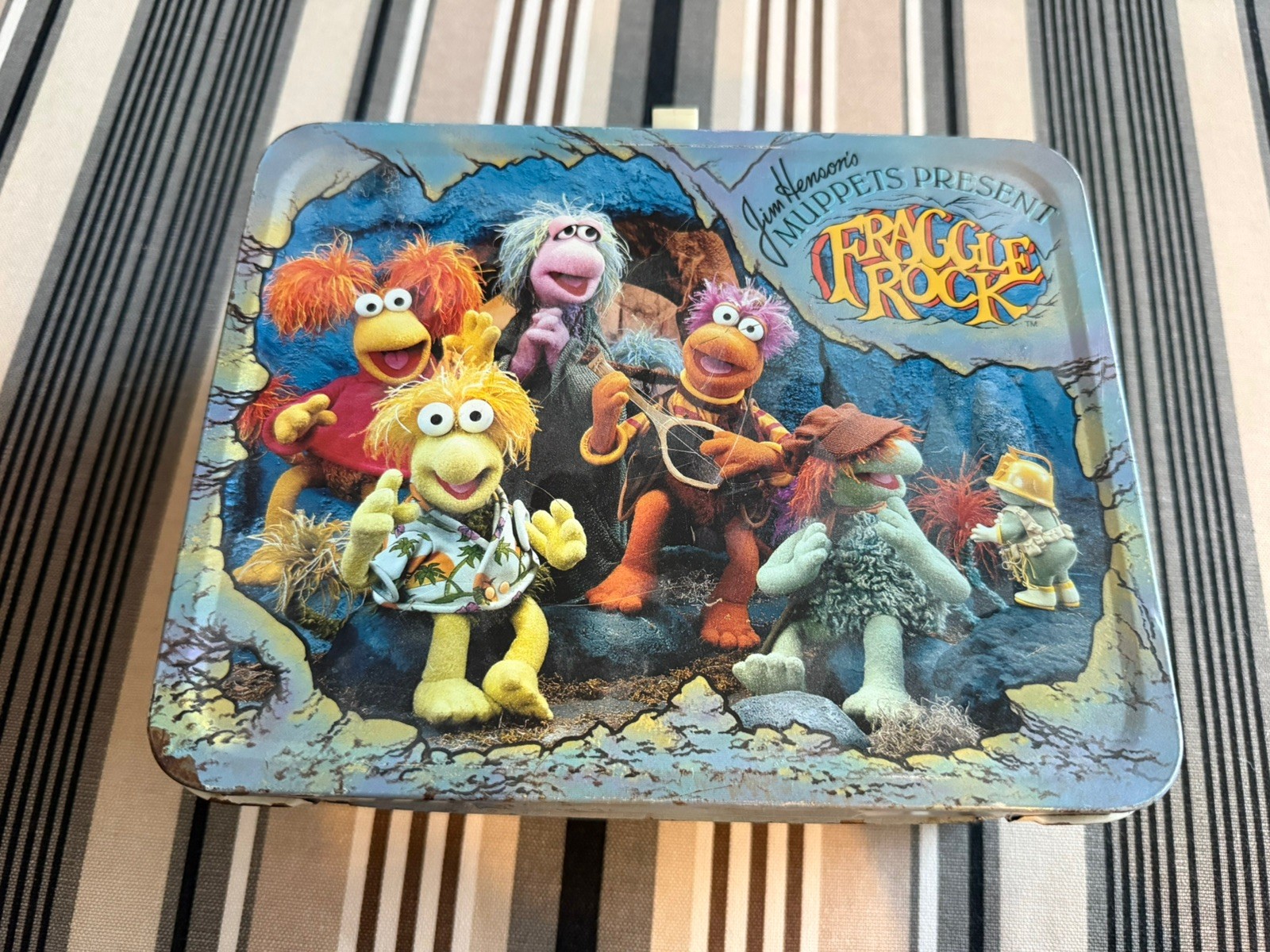 Vintage 1984 Jim Henson's Fraggle Rock Metal Lunchbox The Muppets (No Thermos)